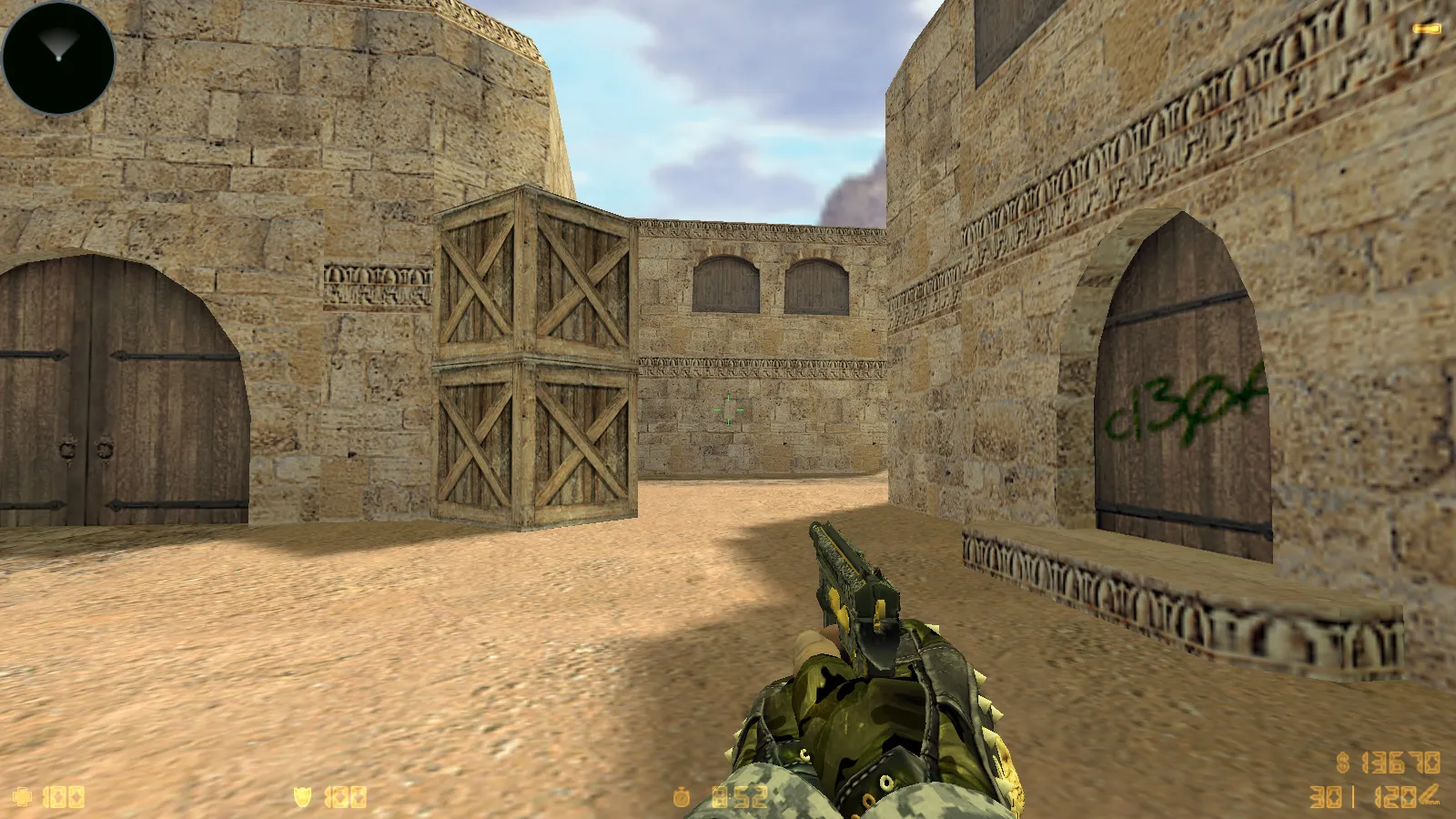 Скриншот  CS 1.6 New Spetsnaz сборка: 10 обновлений, 30 скинов оружия, черная тема меню и оптимизированный конфиг