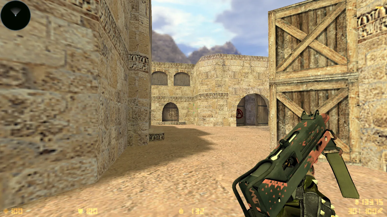 Скриншот  CS 1.6 New Spetsnaz сборка: 10 обновлений, 30 скинов оружия, черная тема меню и оптимизированный конфиг