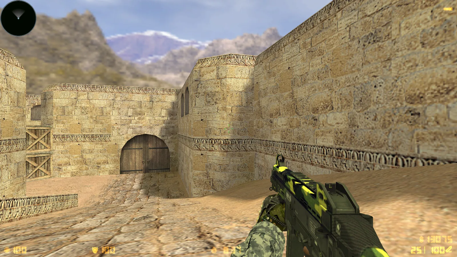 Скриншот  CS 1.6 New Spetsnaz сборка: 10 обновлений, 30 скинов оружия, черная тема меню и оптимизированный конфиг