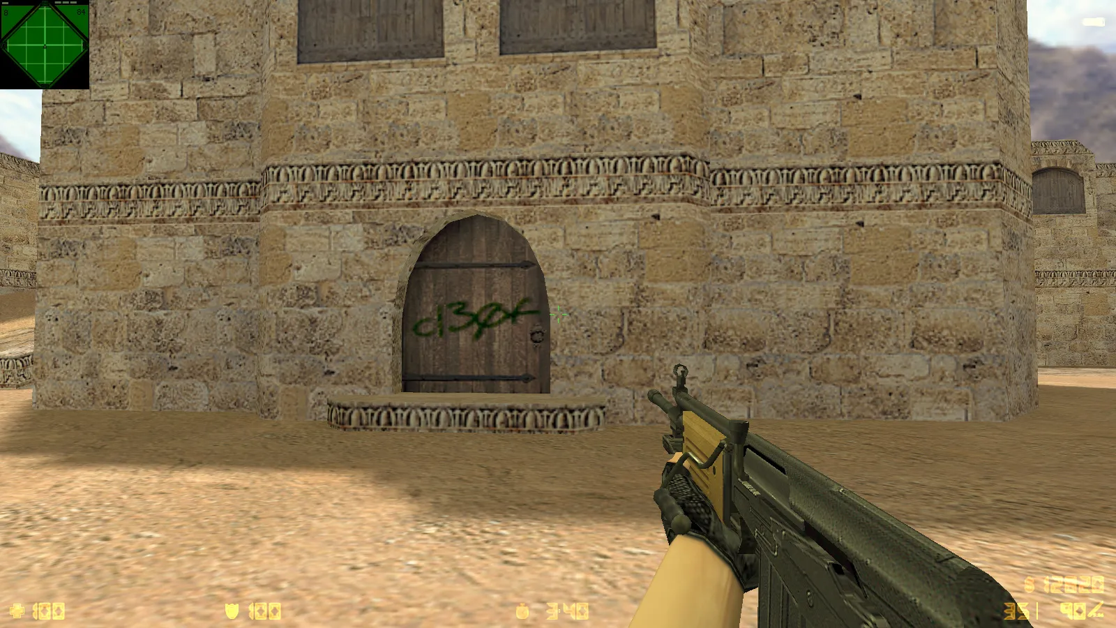 Скриншот  CS 1.6 New Style: HD-скины 29 шт, темная тема меню, зеленый фон и оптимизированный конфиг для комфортной игры