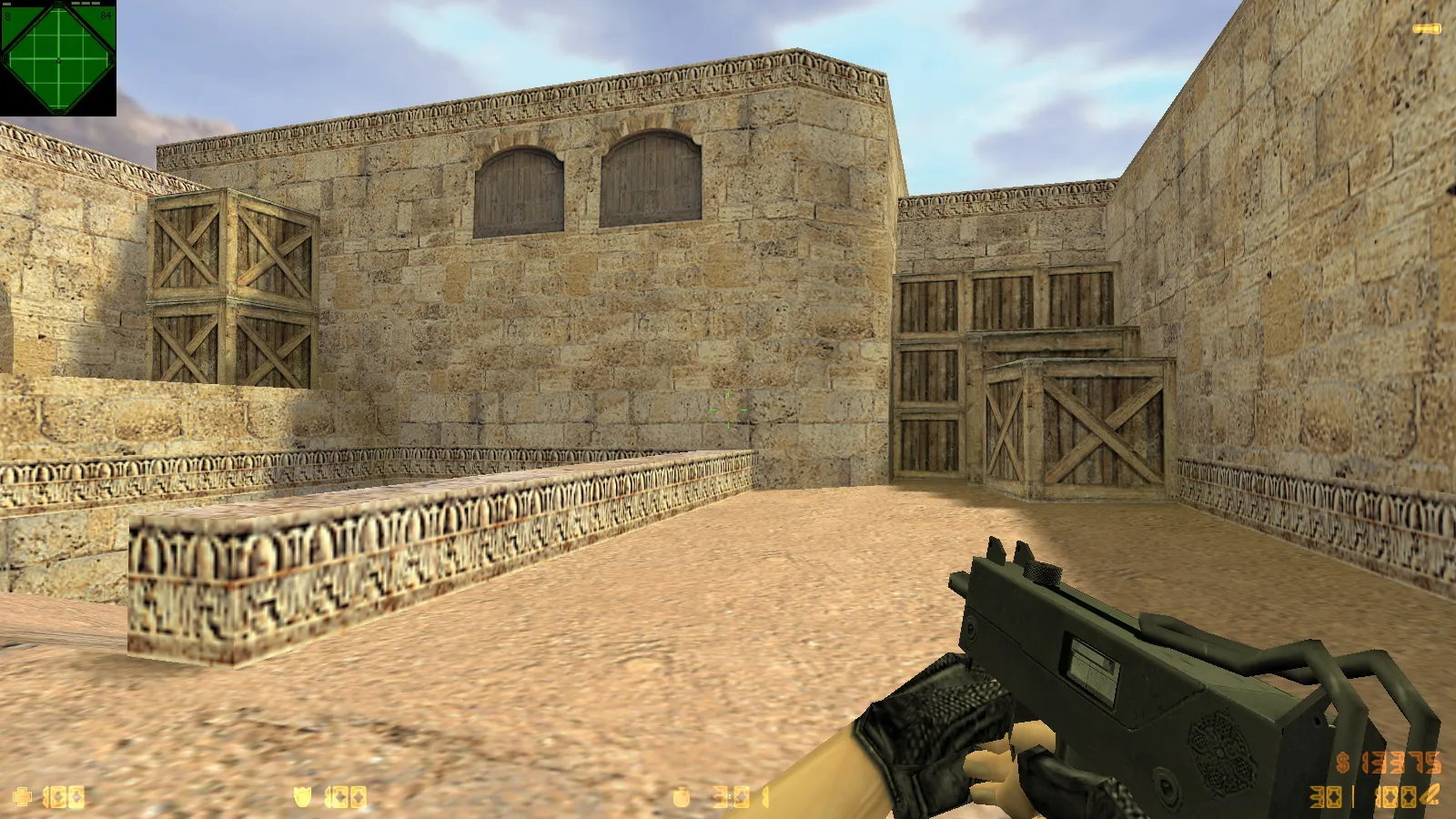 Скриншот  CS 1.6 New Style: HD-скины 29 шт, темная тема меню, зеленый фон и оптимизированный конфиг для комфортной игры