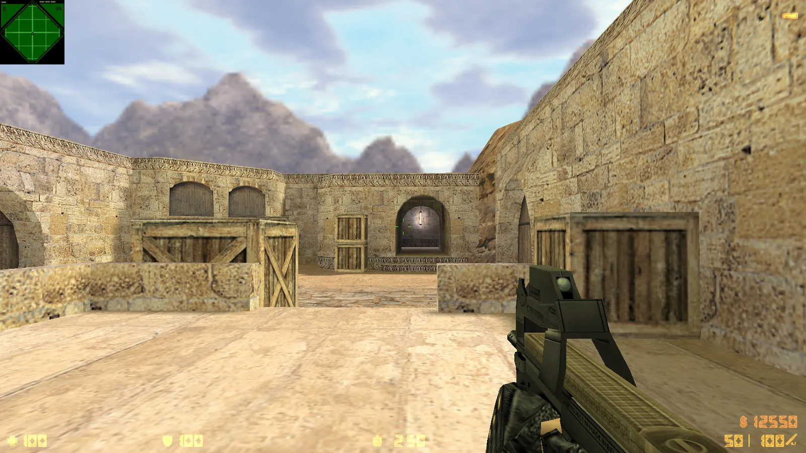 Скриншот  CS 1.6 New Style: HD-скины 29 шт, темная тема меню, зеленый фон и оптимизированный конфиг для комфортной игры