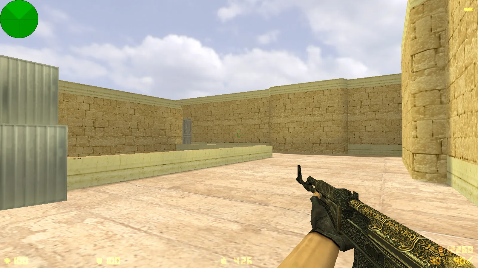 Скриншот CS 1.6 от Nikan Show: блогерская сборка с 9 аддонами, скины на стандартных моделях, темная тема меню, оптимизированный config.cfg