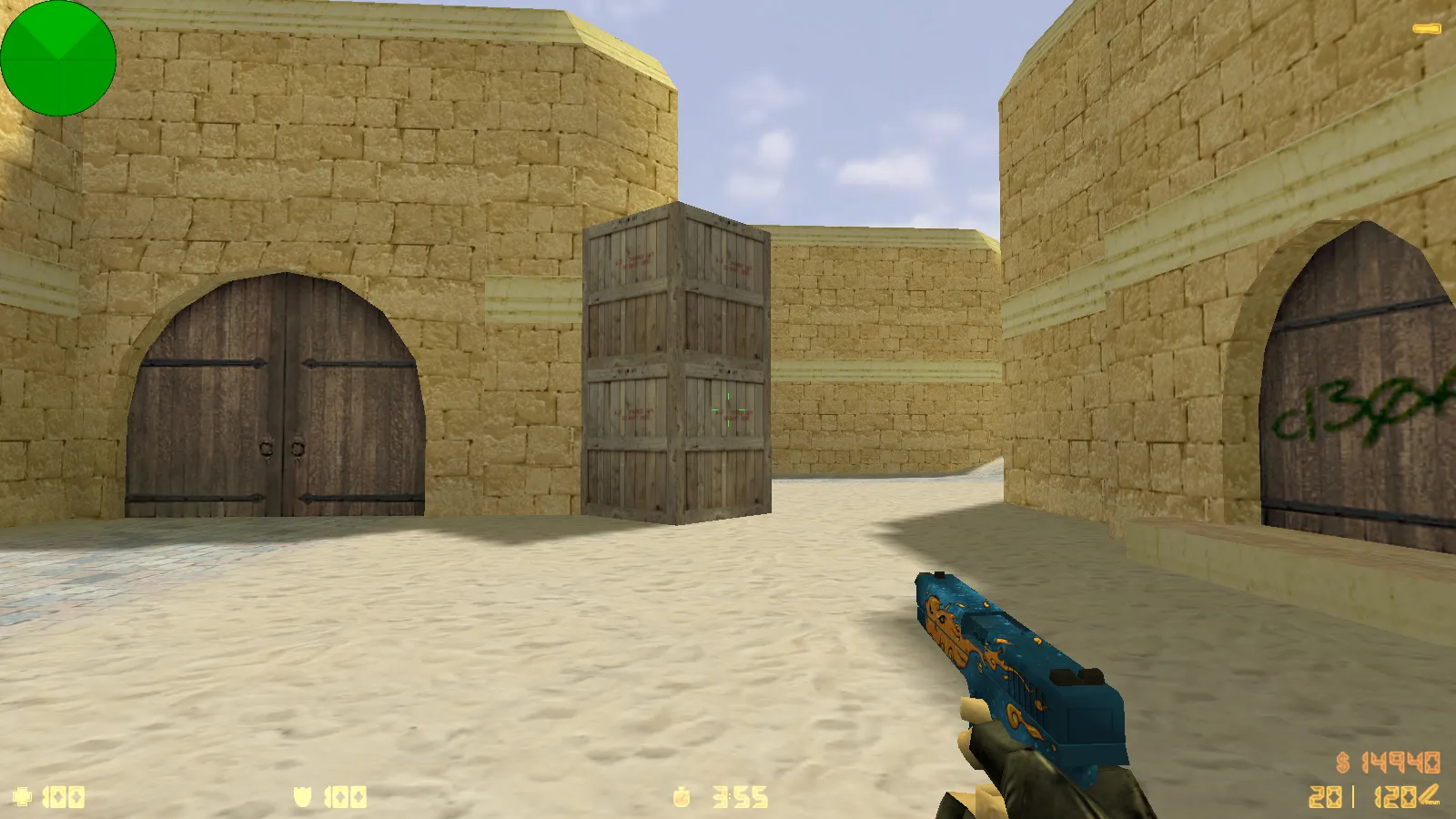 Скриншот  CS 1.6 от Nikan Show: блогерская сборка с 9 аддонами, скины на стандартных моделях, темная тема меню, оптимизированный config.cfg