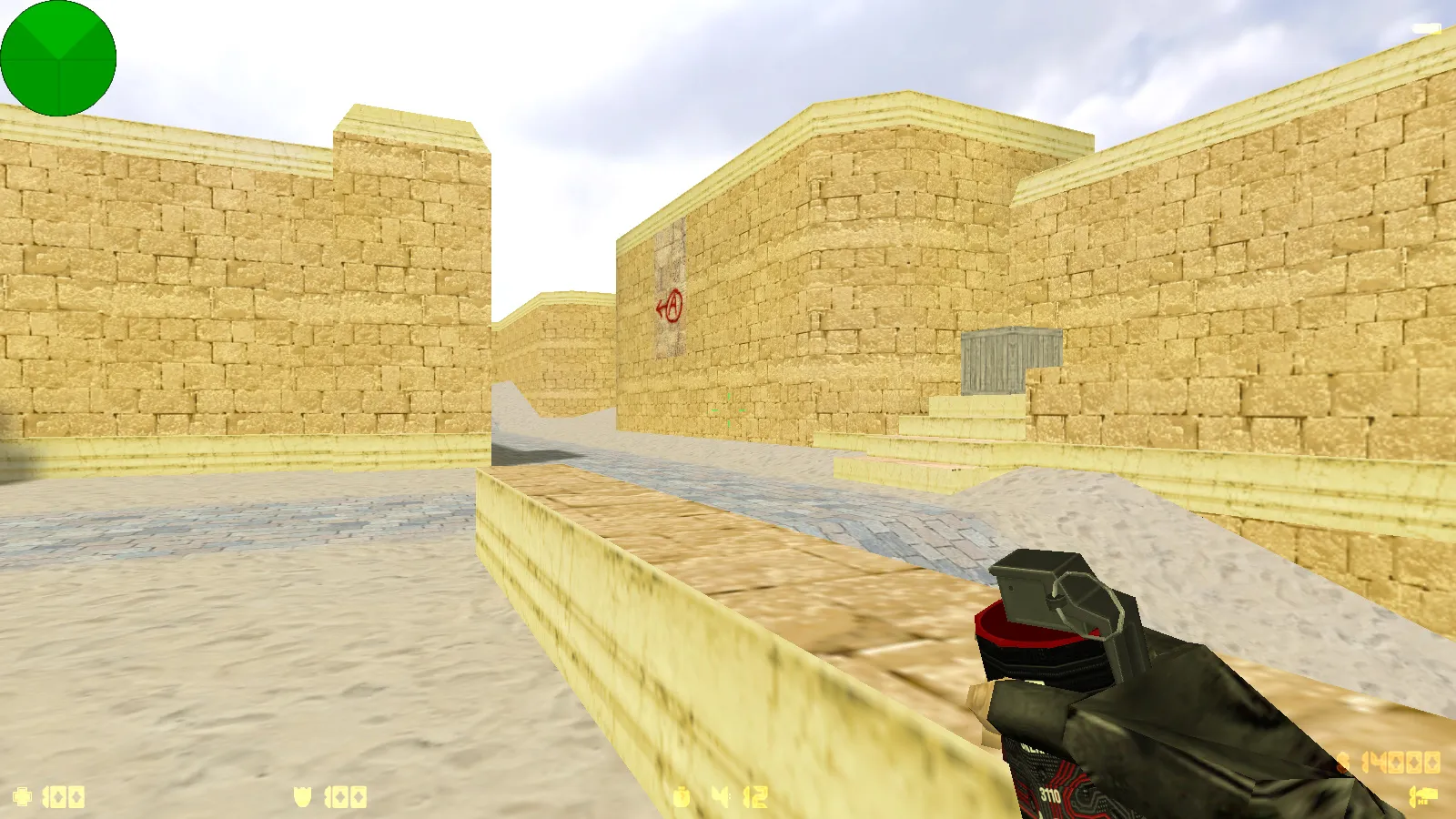 Скриншот  CS 1.6 от Nikan Show: блогерская сборка с 9 аддонами, скины на стандартных моделях, темная тема меню, оптимизированный config.cfg