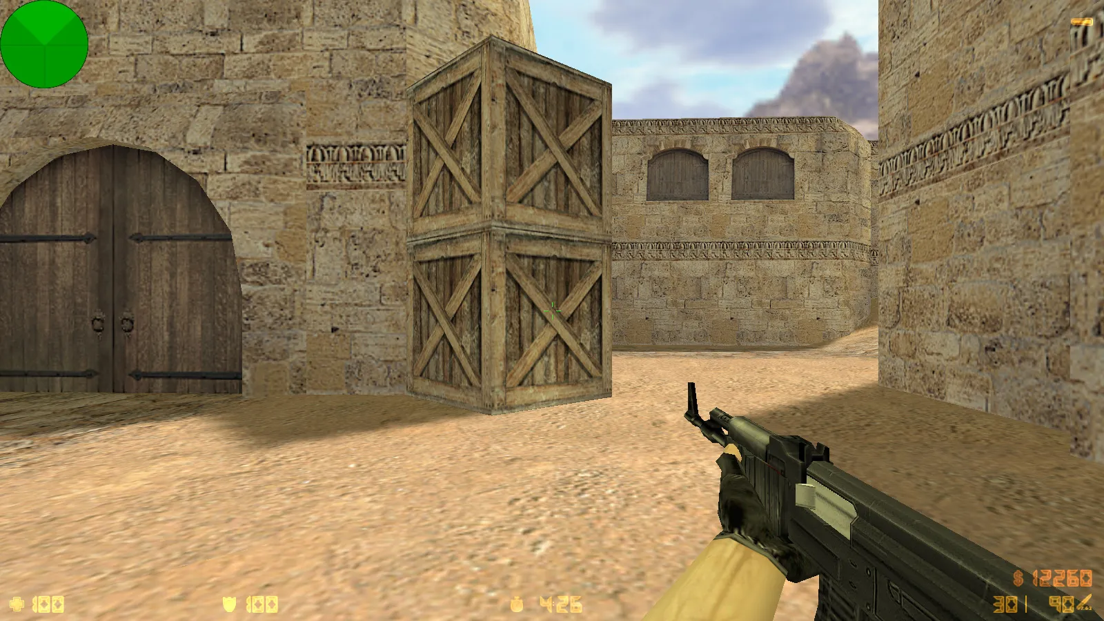 Скриншот CS 1.6 от N1NJA 1337: блогерская сборка с 7 апдейтами, скинами оружия, ночным Dust2 и оптимизированным конфигом