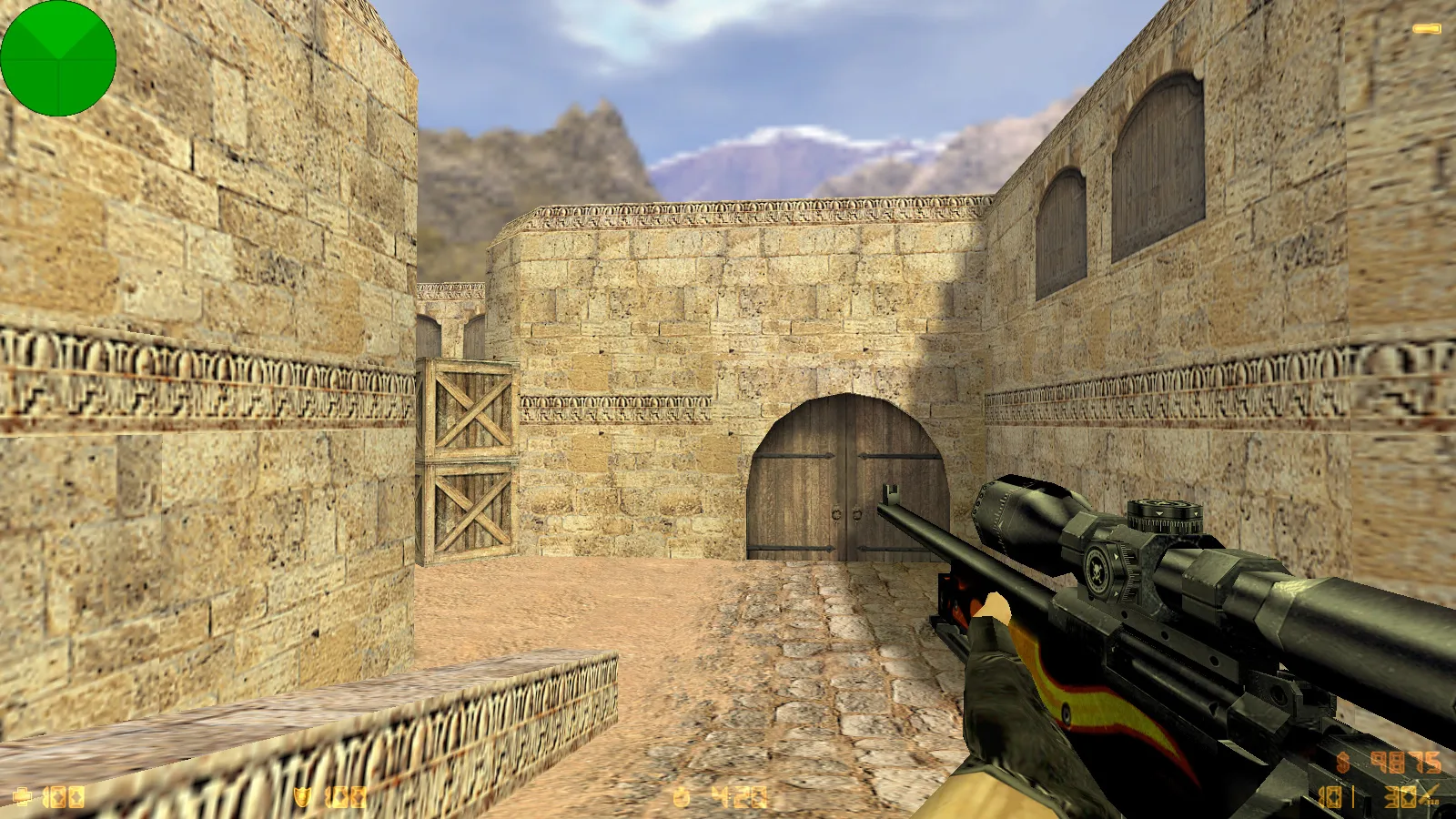 Скриншот  CS 1.6 от N1NJA 1337: блогерская сборка с 7 апдейтами, скинами оружия, ночным Dust2 и оптимизированным конфигом