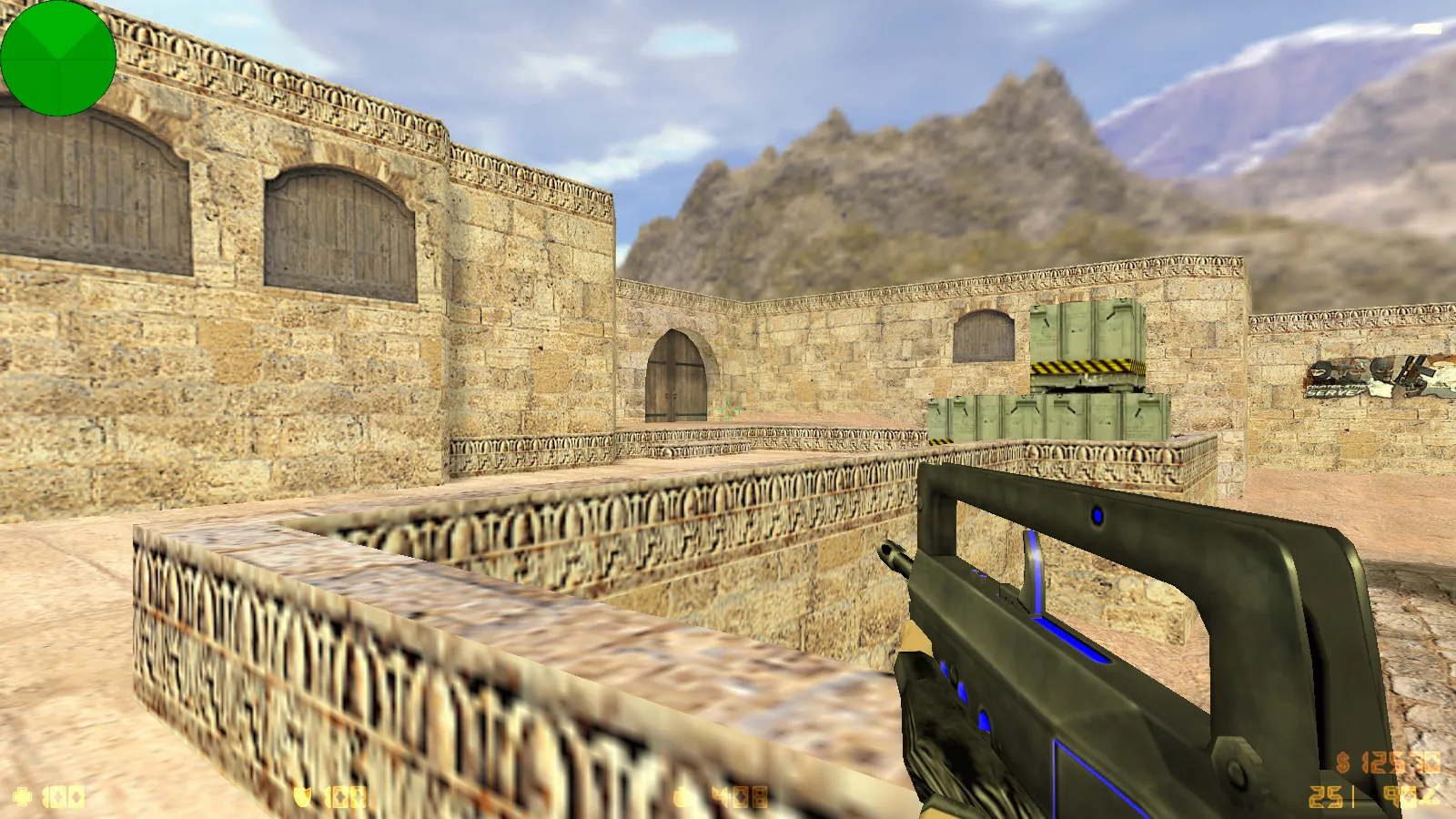 Скриншот  CS 1.6 от N1NJA 1337: блогерская сборка с 7 апдейтами, скинами оружия, ночным Dust2 и оптимизированным конфигом