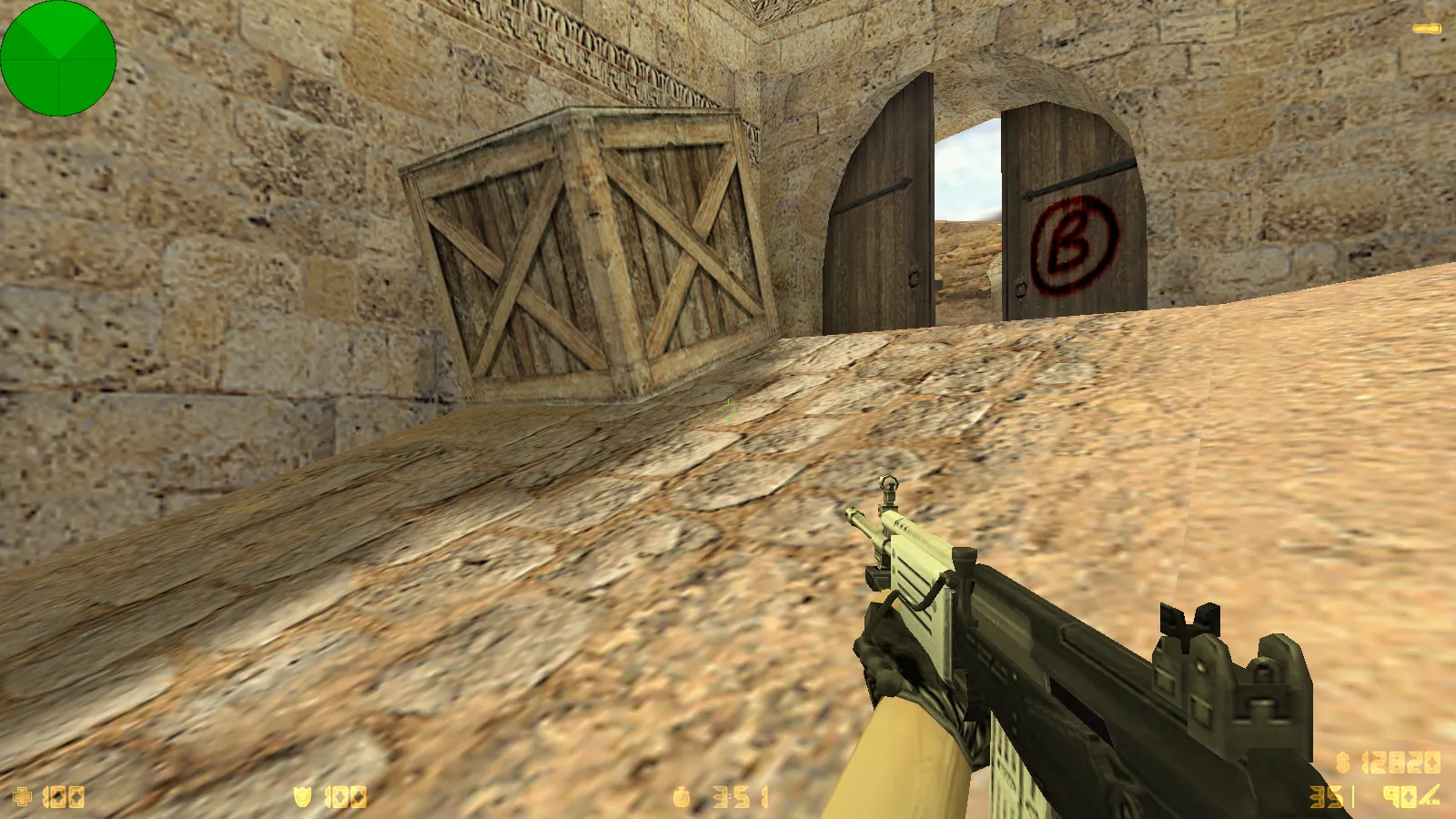 Скриншот  CS 1.6 от N1NJA 1337: блогерская сборка с 7 апдейтами, скинами оружия, ночным Dust2 и оптимизированным конфигом