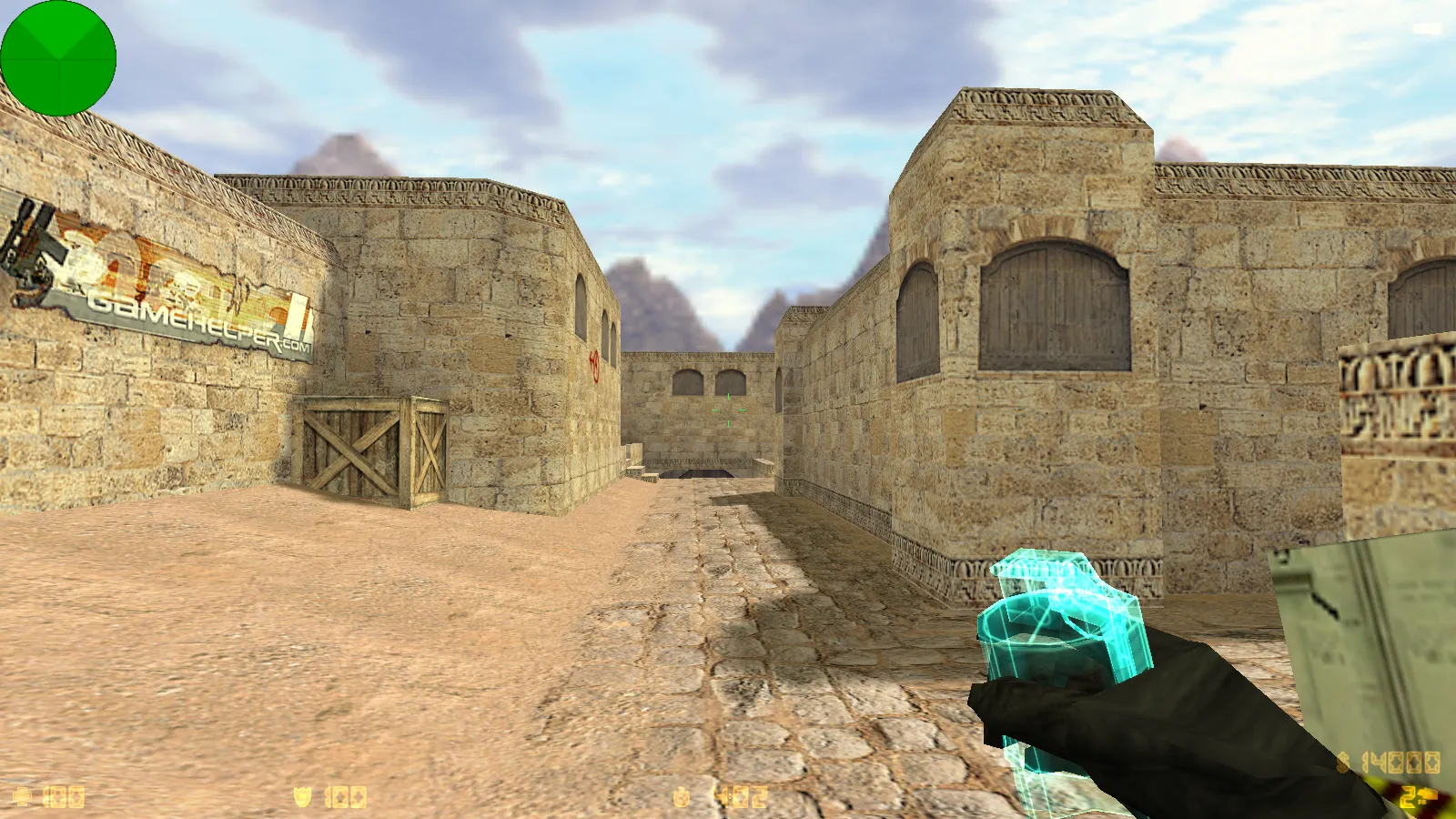 Скриншот  CS 1.6 от N1NJA 1337: блогерская сборка с 7 апдейтами, скинами оружия, ночным Dust2 и оптимизированным конфигом