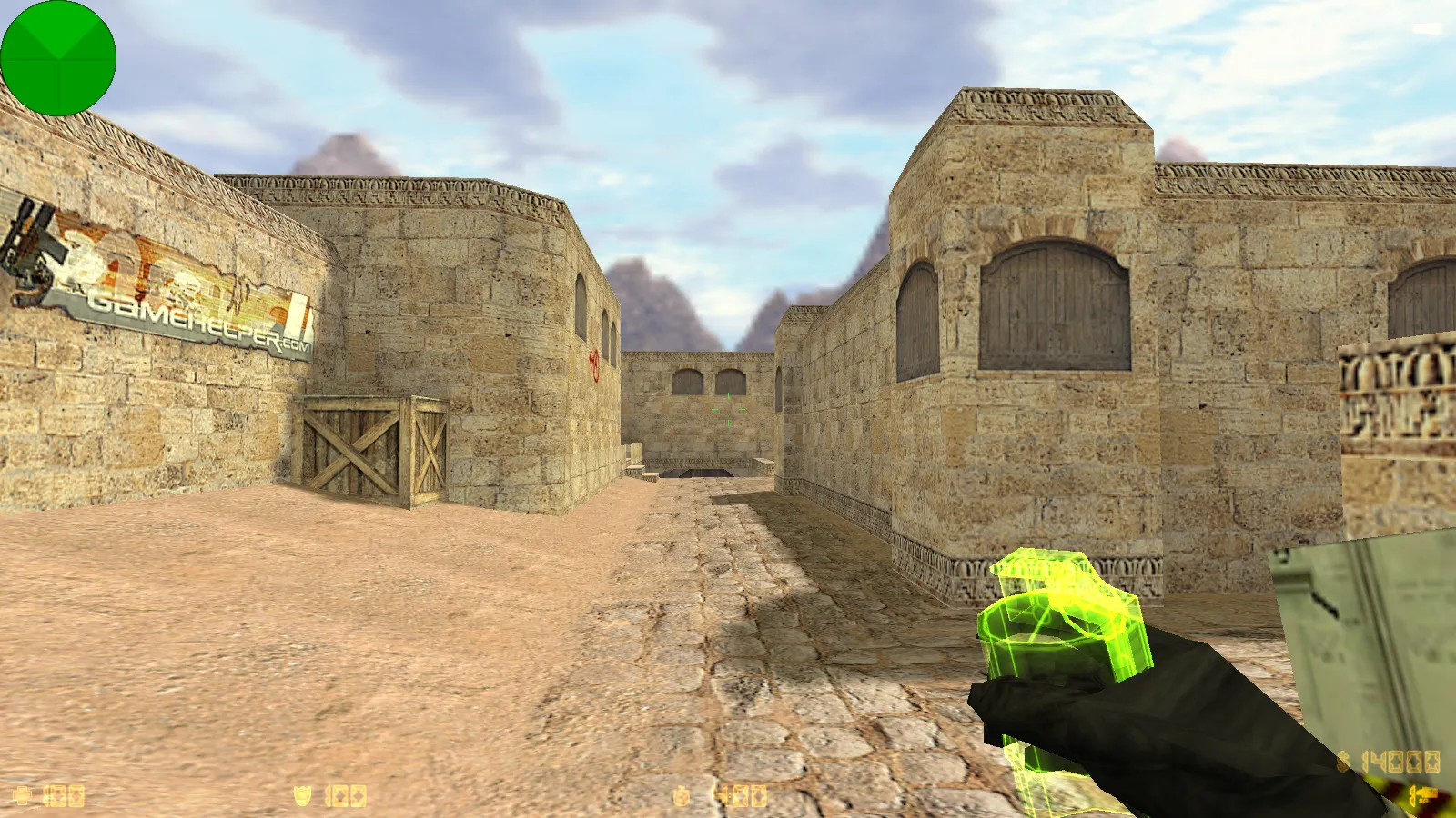 Скриншот  CS 1.6 от N1NJA 1337: блогерская сборка с 7 апдейтами, скинами оружия, ночным Dust2 и оптимизированным конфигом