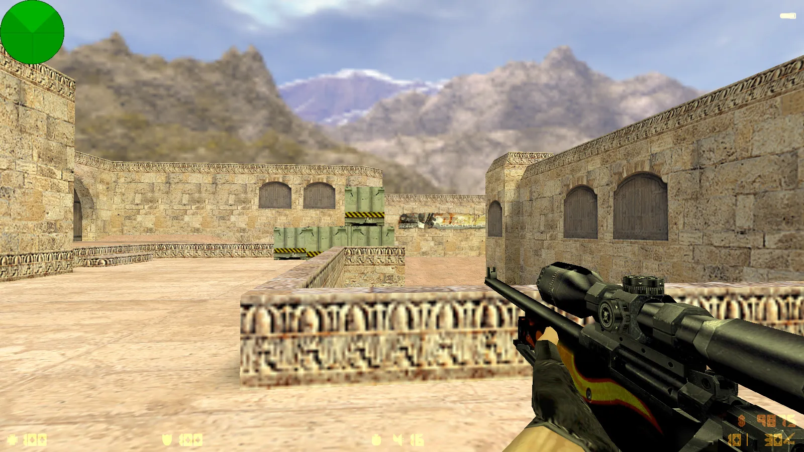 Скриншот  CS 1.6 Ninja Edition: скины, графика, оружие v_/p_/w_ модели, темное меню и оптимизированный config.cfg