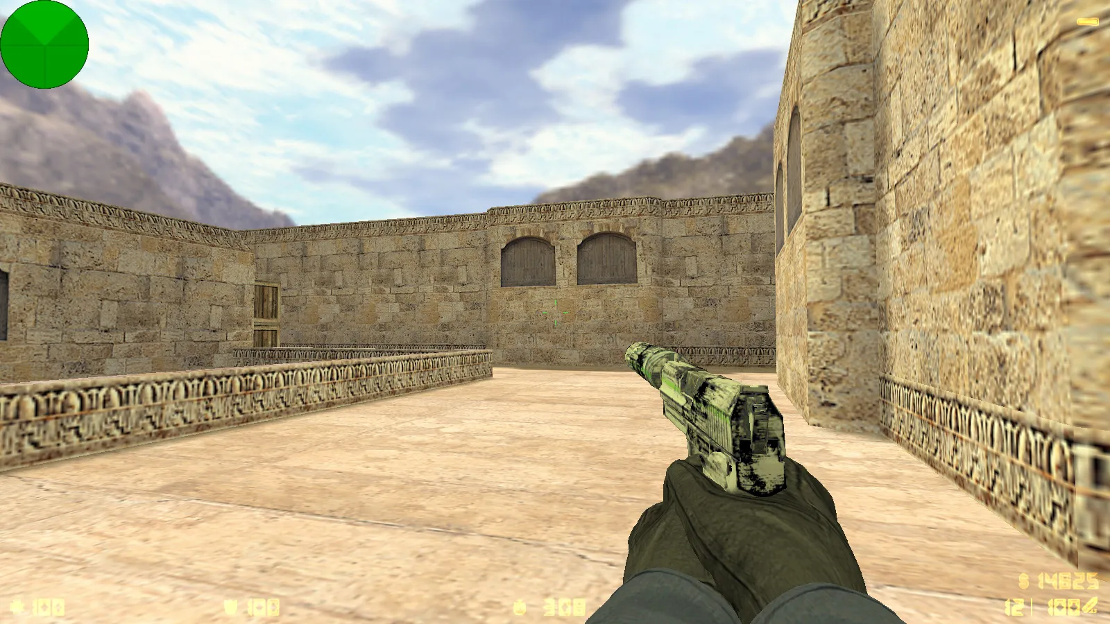 Скриншот  CS 1.6 Ninja Edition: скины, графика, оружие v_/p_/w_ модели, темное меню и оптимизированный config.cfg