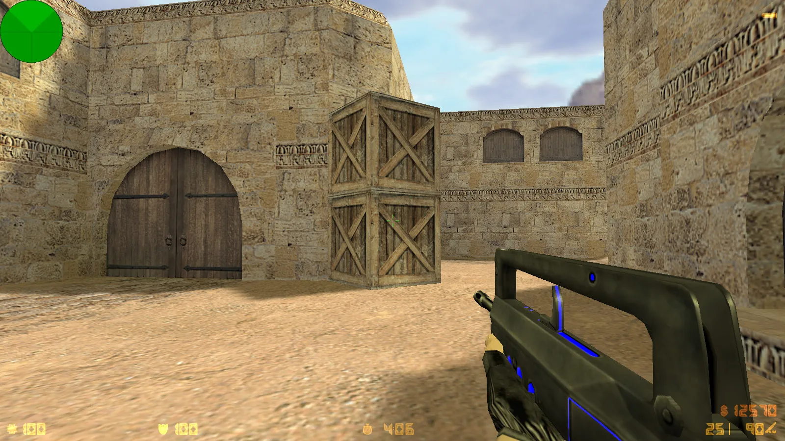 Скриншот  CS 1.6 Ninja Edition: скины, графика, оружие v_/p_/w_ модели, темное меню и оптимизированный config.cfg