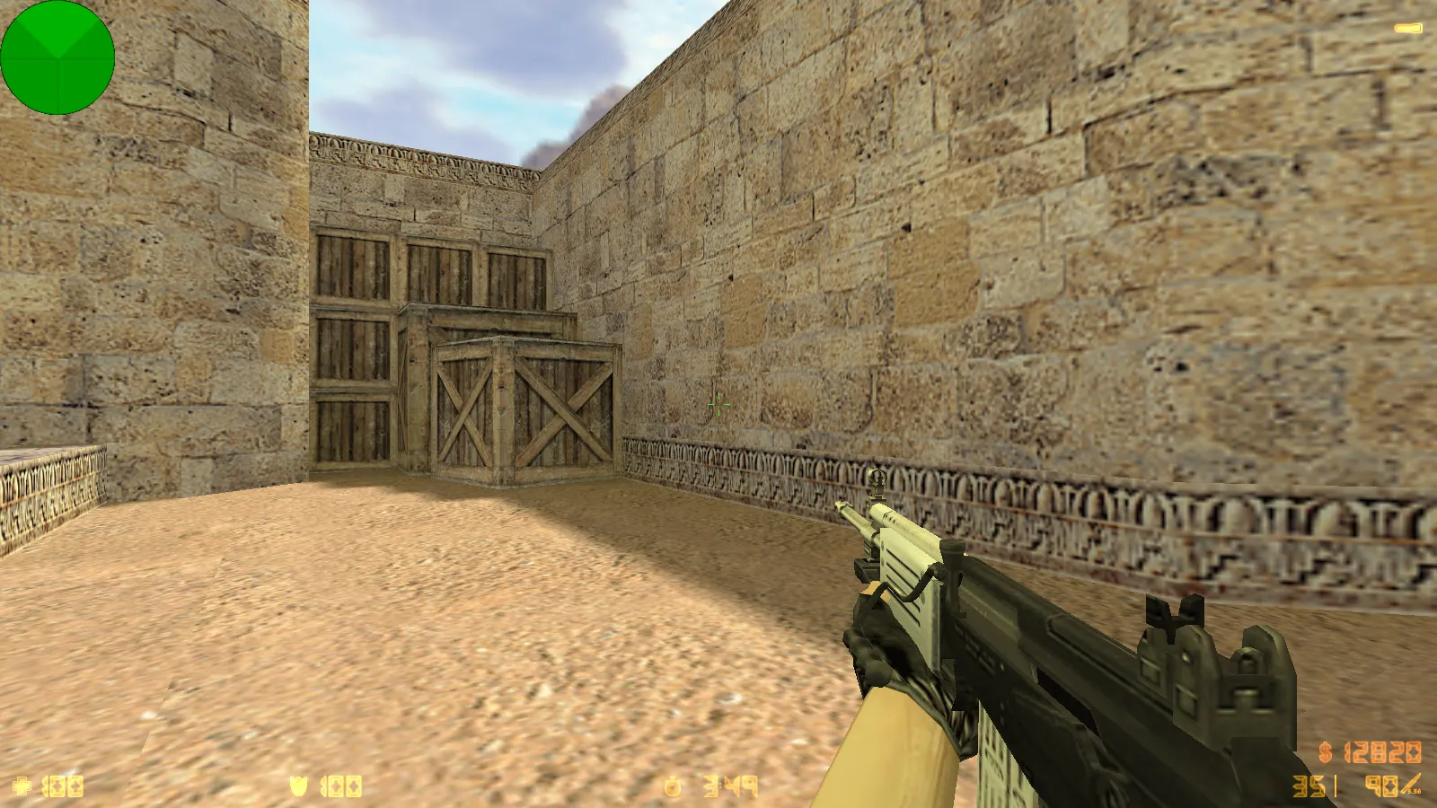 Скриншот  CS 1.6 Ninja Edition: скины, графика, оружие v_/p_/w_ модели, темное меню и оптимизированный config.cfg