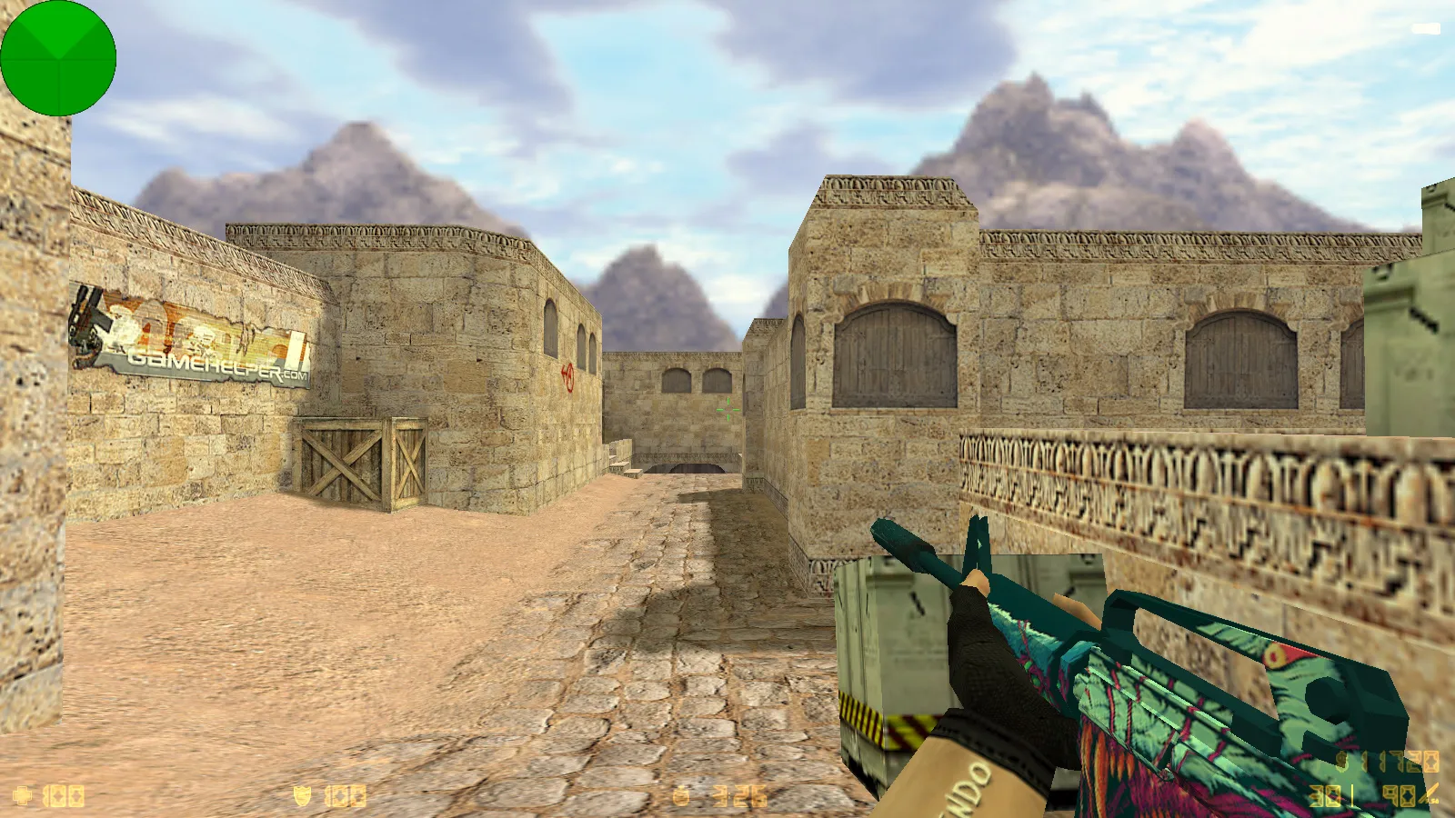 Скриншот CS 1.6 от Nintendo: блогерская сборка с 7 апдейтами, скины оружия, красные террористы, синие CT, оптимизированный config