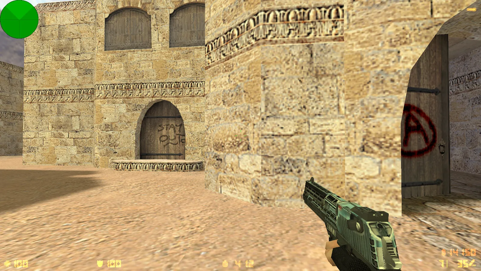 Скриншот  CS 1.6 от Nintendo: блогерская сборка с 7 апдейтами, скины оружия, красные террористы, синие CT, оптимизированный config