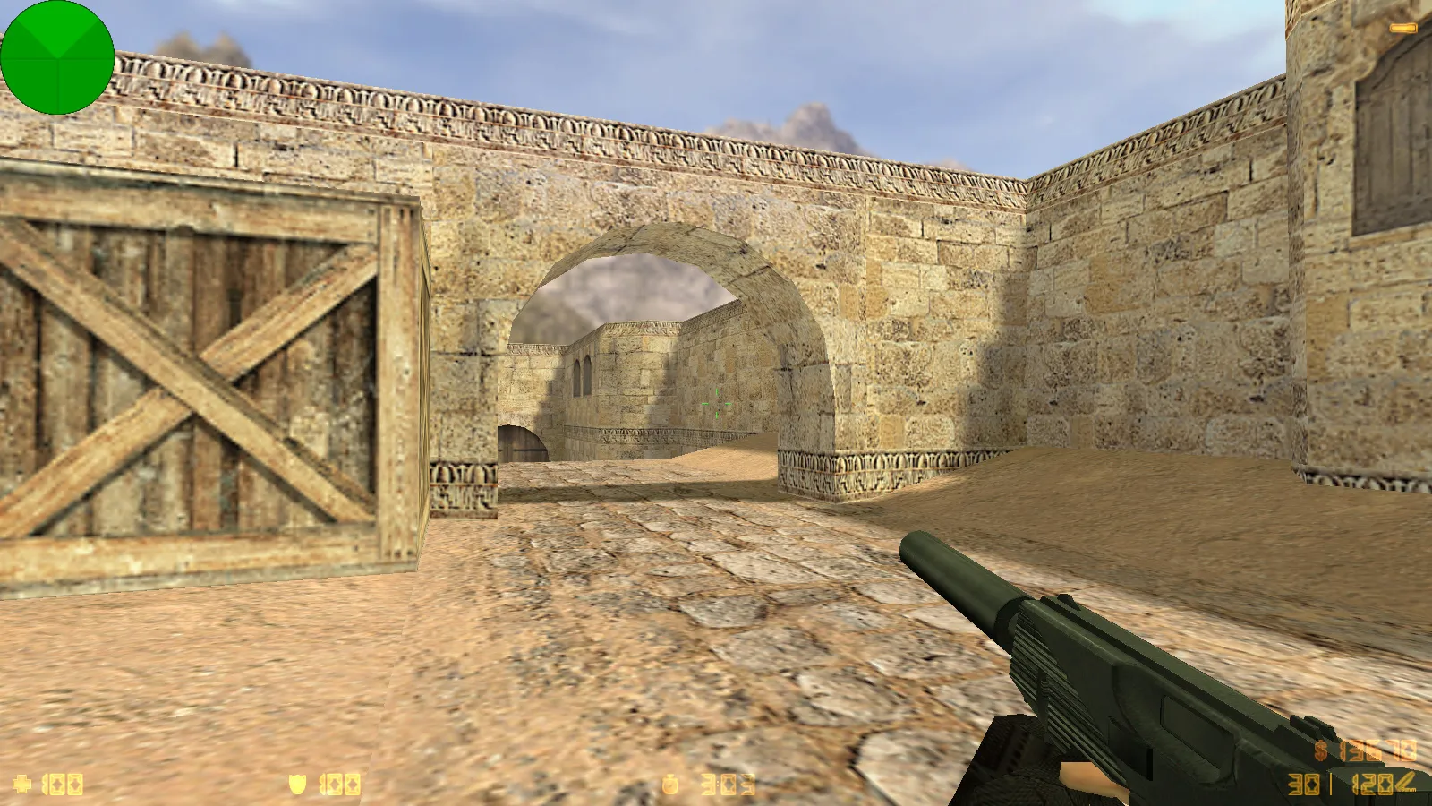 Скриншот  CS 1.6 от Nintendo: блогерская сборка с 7 апдейтами, скины оружия, красные террористы, синие CT, оптимизированный config