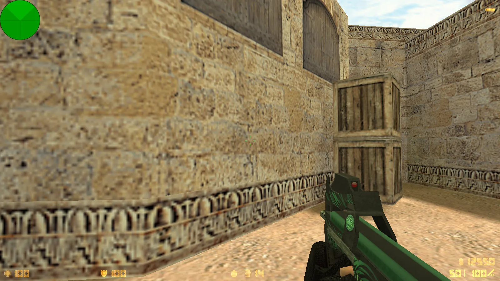 Скриншот  CS 1.6 от Nintendo: блогерская сборка с 7 апдейтами, скины оружия, красные террористы, синие CT, оптимизированный config