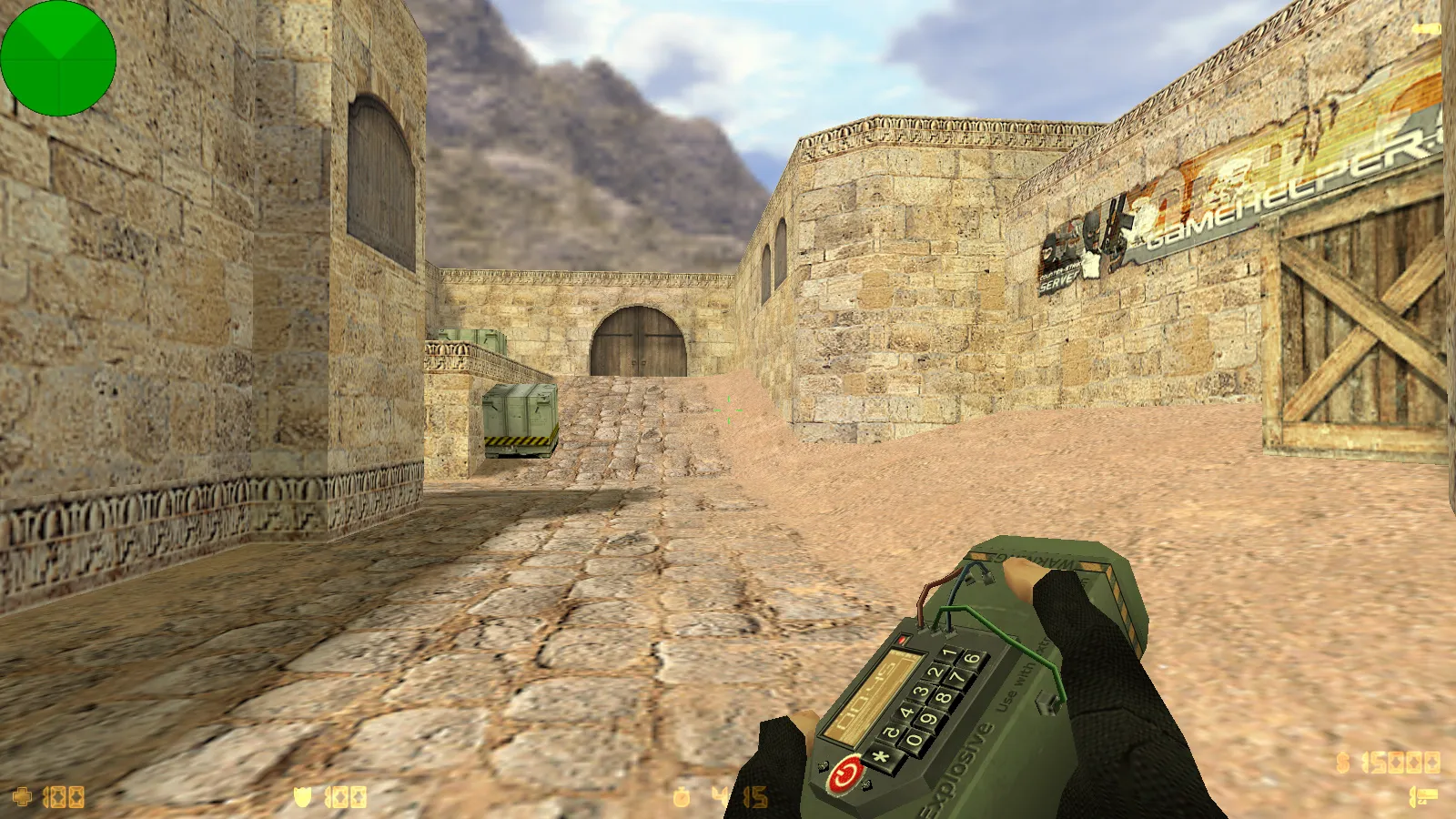 Скриншот  CS 1.6 от Nintendo: блогерская сборка с 7 апдейтами, скины оружия, красные террористы, синие CT, оптимизированный config