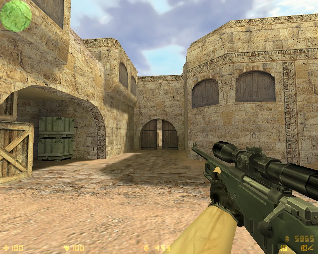 Скриншот  CS 1.6 от Огурцов: сборка с огуречными скинами, конфигом, меню-музыкой и значком запуска