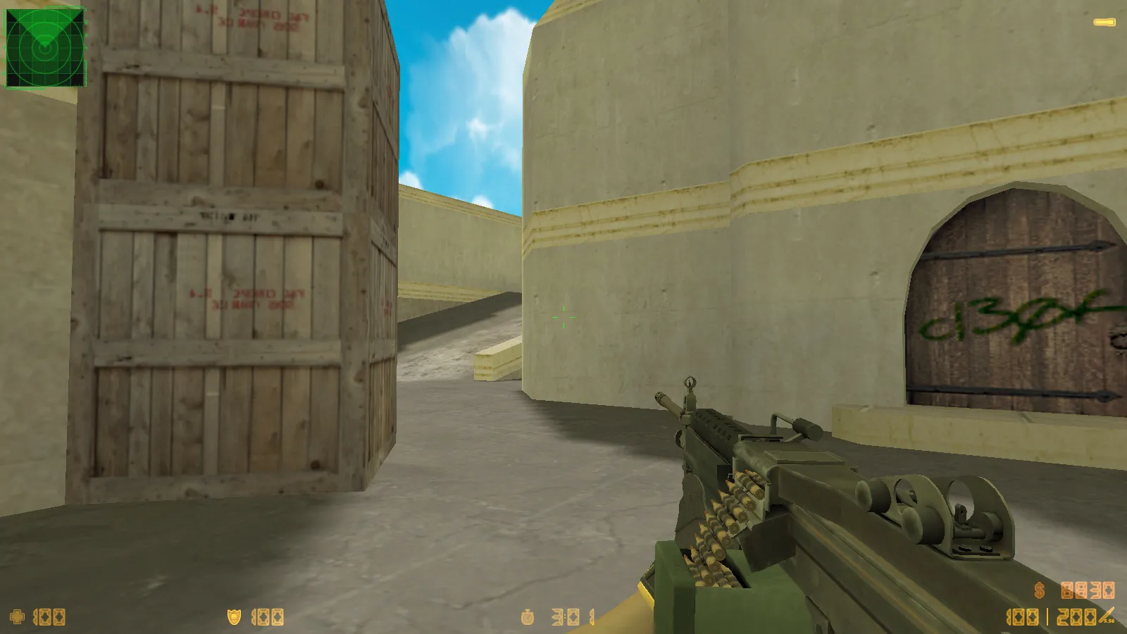 Скриншот  CS 1.6 Paradise — сборка с 30 скинами, спорт перчатками «Омега», темным меню и оптимизированным конфигом