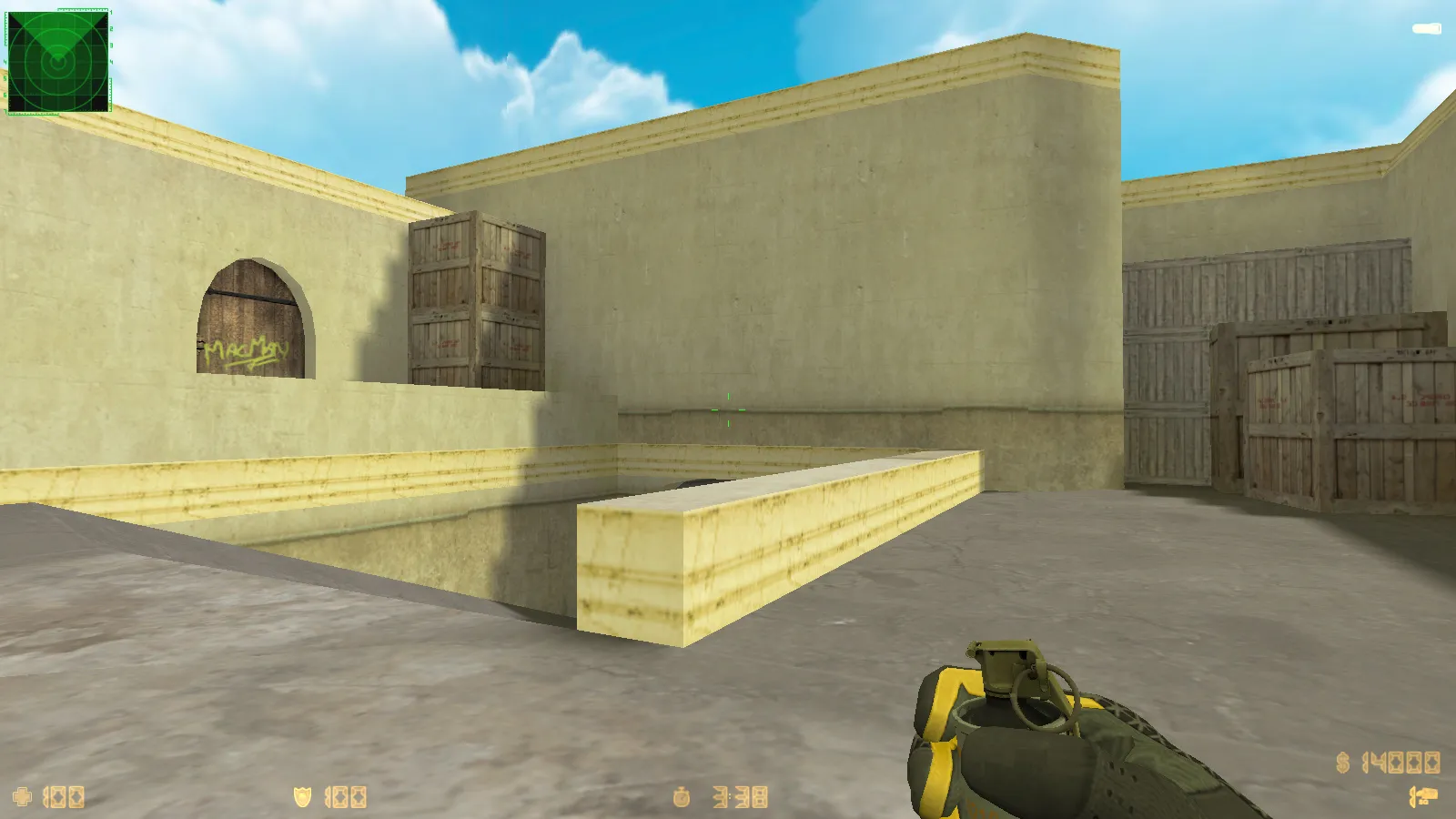 Скриншот  CS 1.6 Paradise — сборка с 30 скинами, спорт перчатками «Омега», темным меню и оптимизированным конфигом