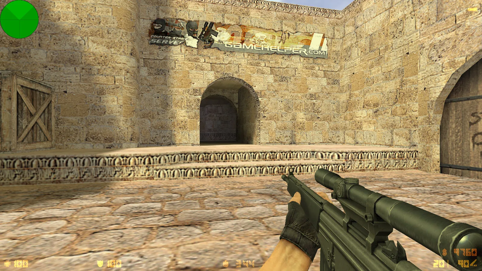 Скриншот  CS 1.6 Playtex — сборка с 7 апдейтами: модели оружия v_/p_/w_, темная тема меню, звуки, музыка и оптимизированный config