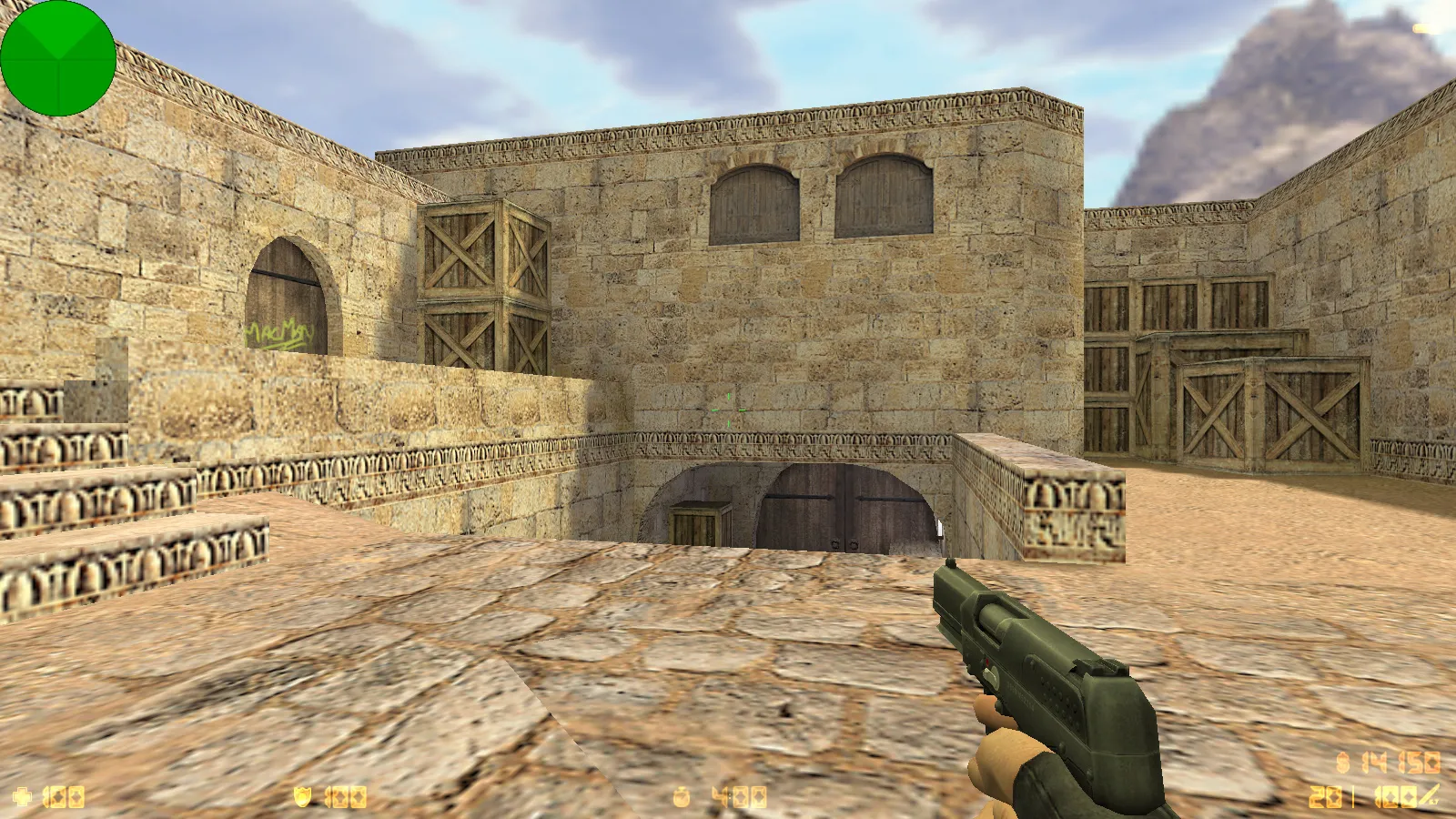 Скриншот  CS 1.6 Playtex — сборка с 7 апдейтами: модели оружия v_/p_/w_, темная тема меню, звуки, музыка и оптимизированный config