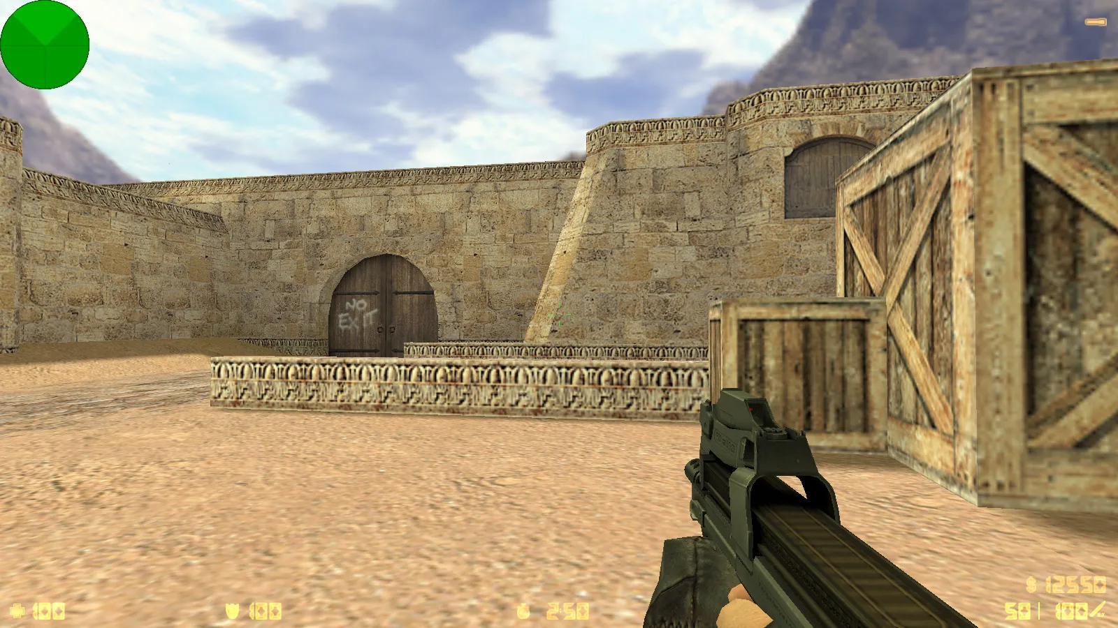 Скриншот  CS 1.6 Playtex — сборка с 7 апдейтами: модели оружия v_/p_/w_, темная тема меню, звуки, музыка и оптимизированный config