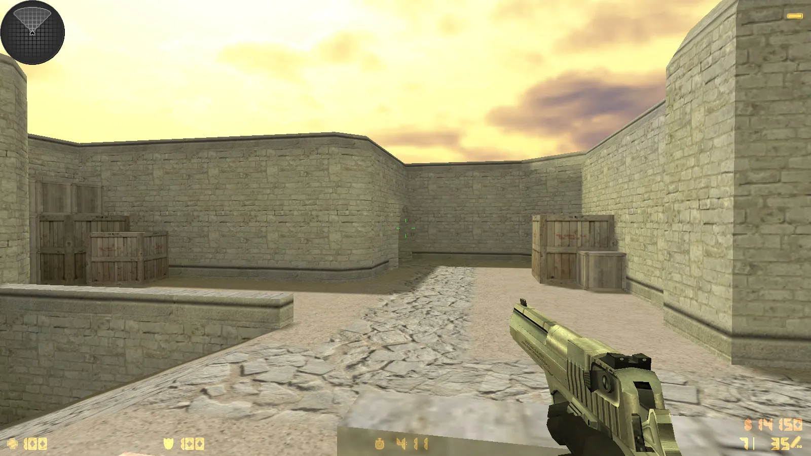 Скриншот  CS 1.6 Popular — сборка с 8 аддонами, 30 HD-скинами, темным меню и оптимальным конфигом