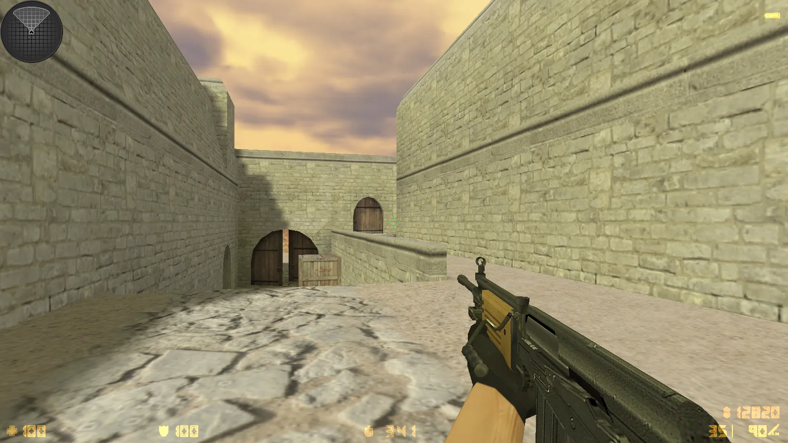 Скриншот  CS 1.6 Popular — сборка с 8 аддонами, 30 HD-скинами, темным меню и оптимальным конфигом