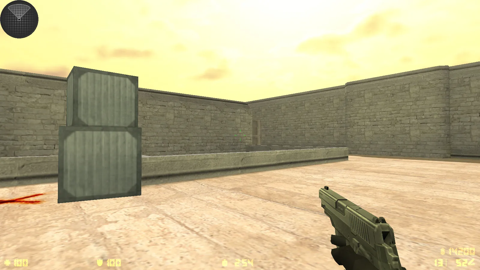 Скриншот  CS 1.6 Popular — сборка с 8 аддонами, 30 HD-скинами, темным меню и оптимальным конфигом