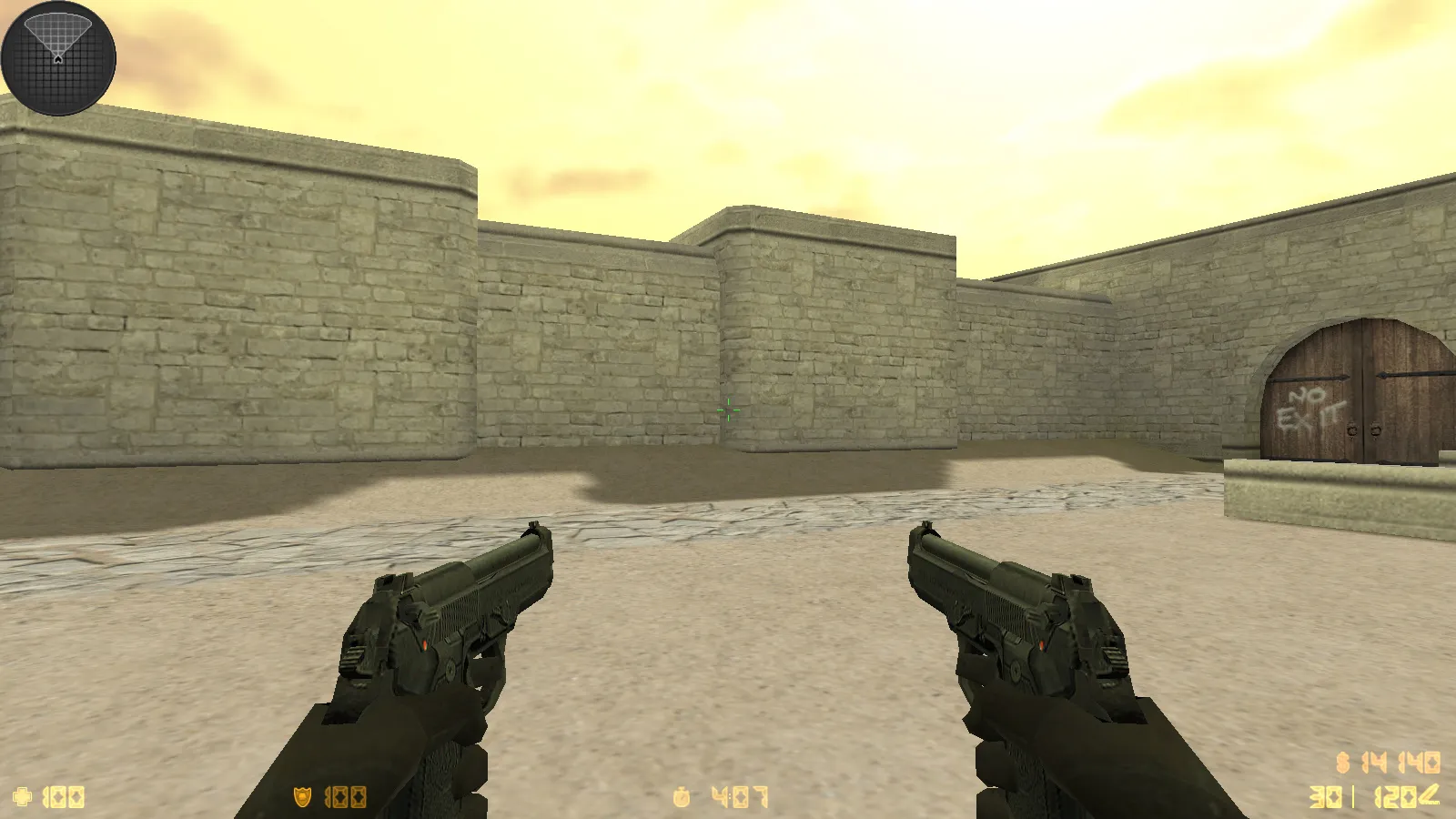 Скриншот  CS 1.6 Popular — сборка с 8 аддонами, 30 HD-скинами, темным меню и оптимальным конфигом