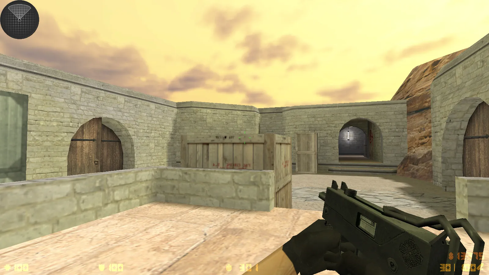 Скриншот  CS 1.6 Popular — сборка с 8 аддонами, 30 HD-скинами, темным меню и оптимальным конфигом