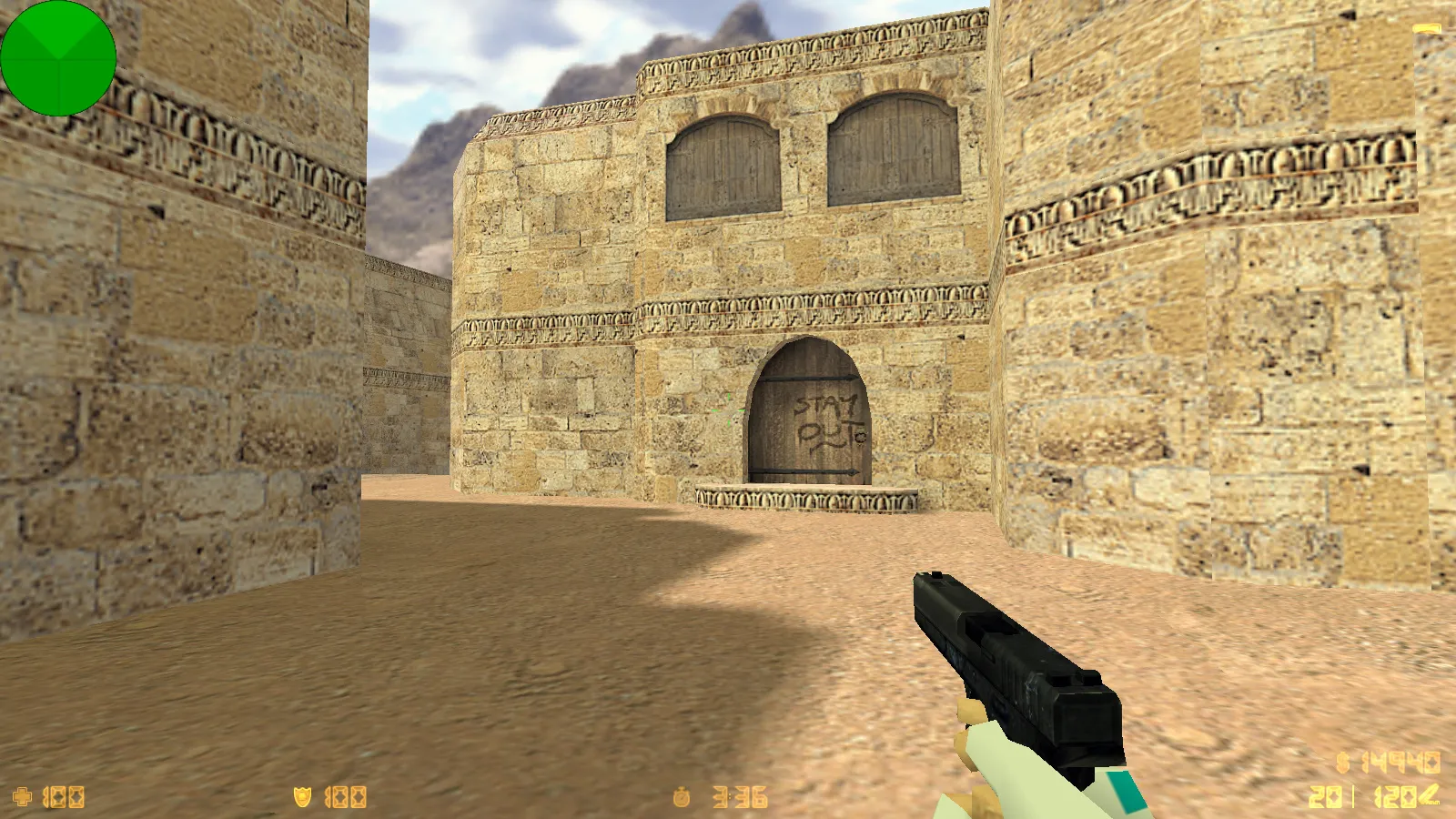 Скриншот  CS 1.6 от PrO_cOsT: блогерская сборка с 31 скином, темным меню, флагом Казахстана и оптимизированным конфигом