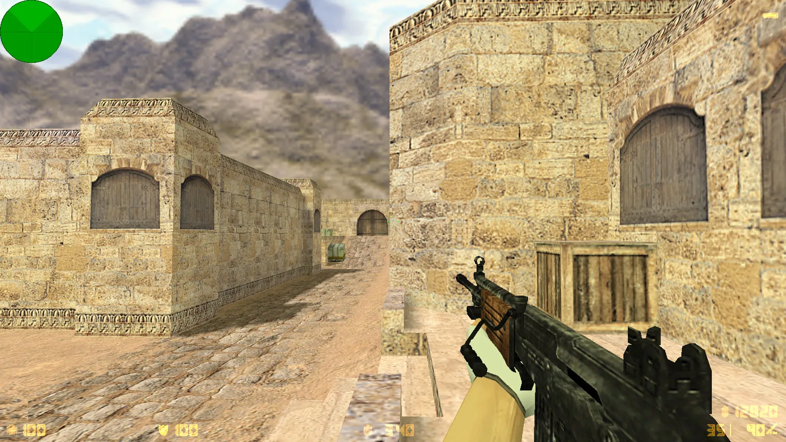 Скриншот  CS 1.6 от PrO_cOsT: блогерская сборка с 31 скином, темным меню, флагом Казахстана и оптимизированным конфигом