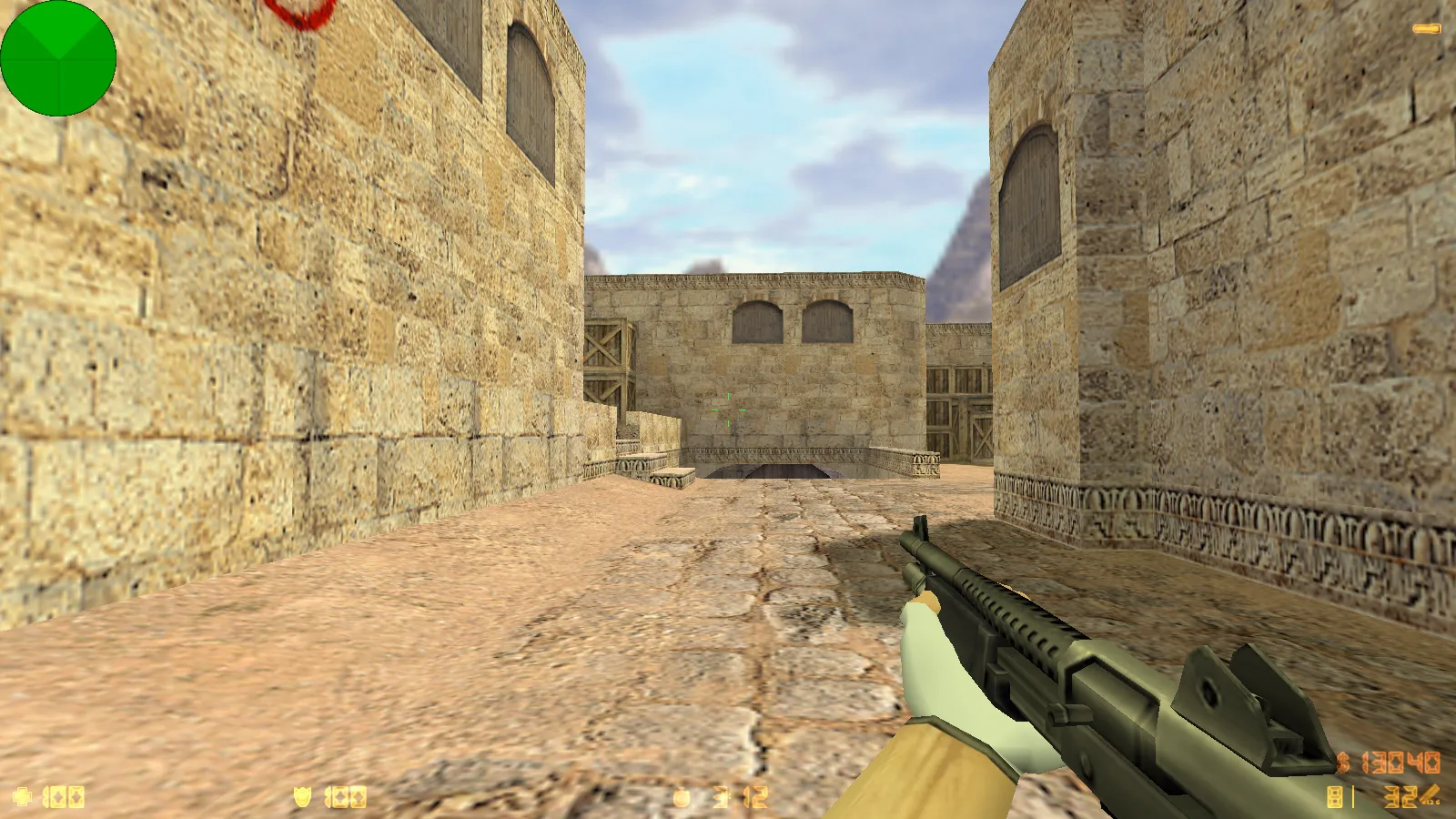 Скриншот  CS 1.6 от PrO_cOsT: блогерская сборка с 31 скином, темным меню, флагом Казахстана и оптимизированным конфигом