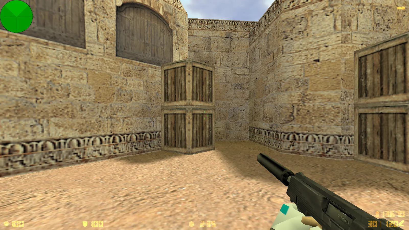 Скриншот  CS 1.6 от PrO_cOsT: блогерская сборка с 31 скином, темным меню, флагом Казахстана и оптимизированным конфигом