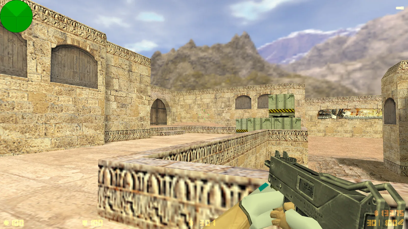 Скриншот  CS 1.6 от PrO_cOsT: блогерская сборка с 31 скином, темным меню, флагом Казахстана и оптимизированным конфигом