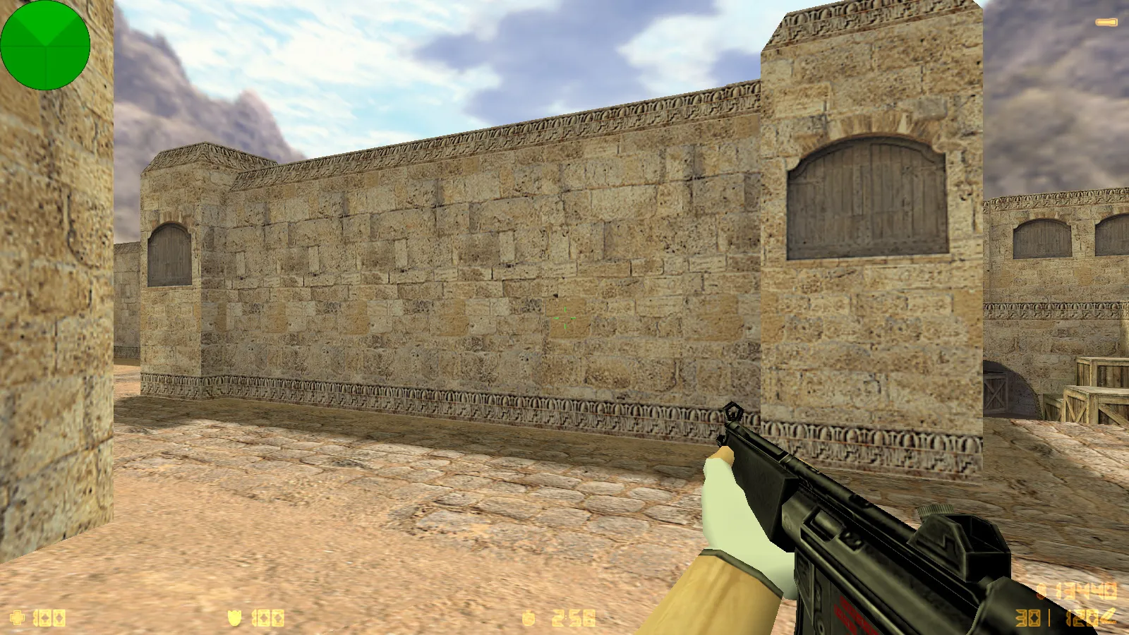 Скриншот  CS 1.6 от PrO_cOsT: блогерская сборка с 31 скином, темным меню, флагом Казахстана и оптимизированным конфигом