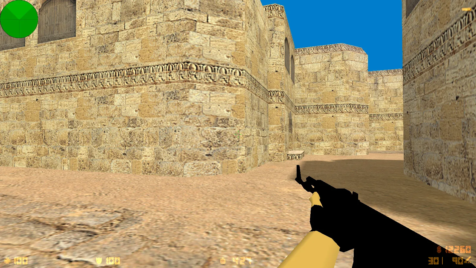 Скриншот CS 1.6 Примитивная — оптимизация FPS, чистый конфиг, 7 апгрейдов, стабильный онлайн и боты