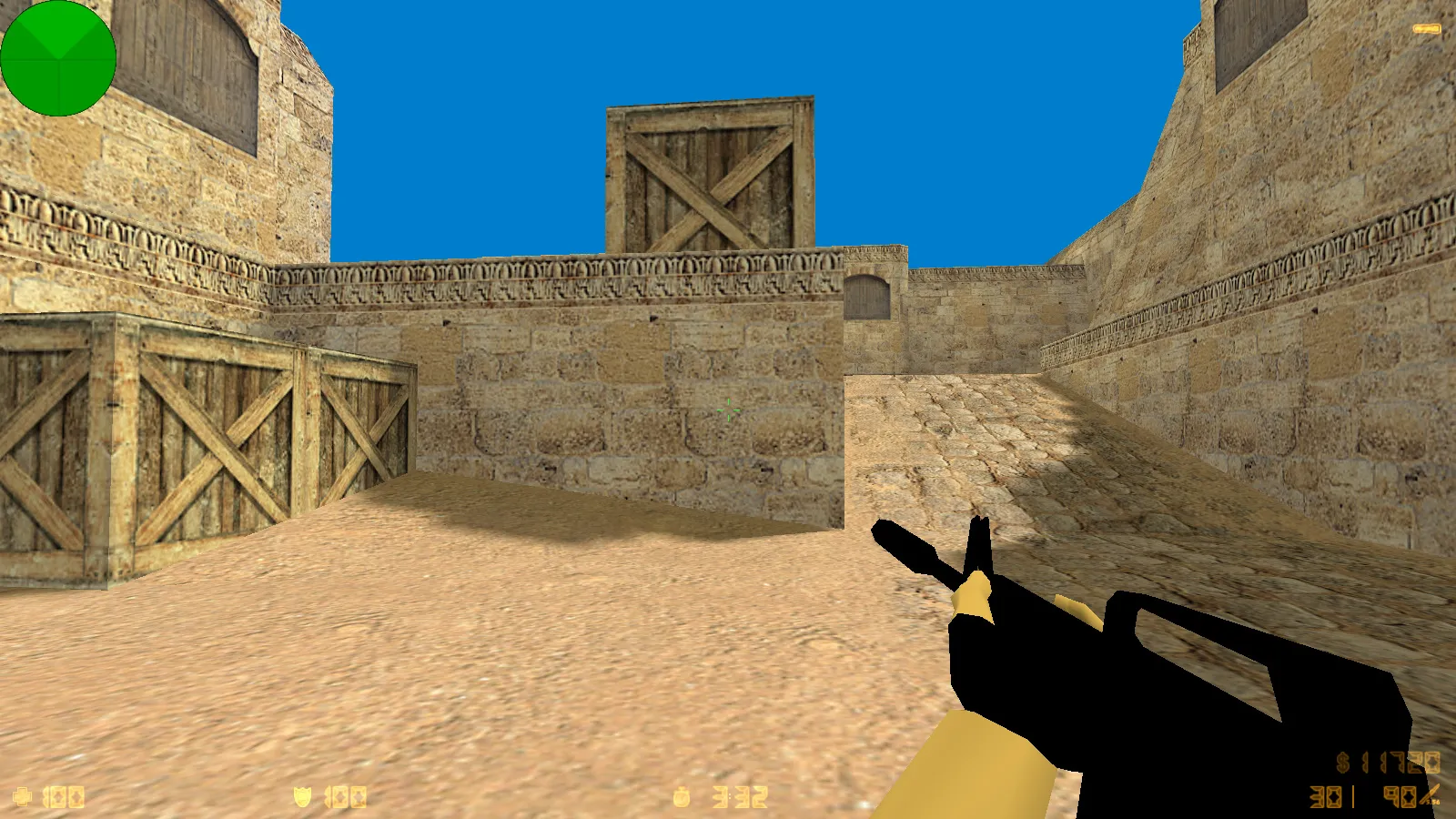 Скриншот CS 1.6 Примитивная — оптимизация FPS, чистый конфиг, 7 апгрейдов, стабильный онлайн и боты