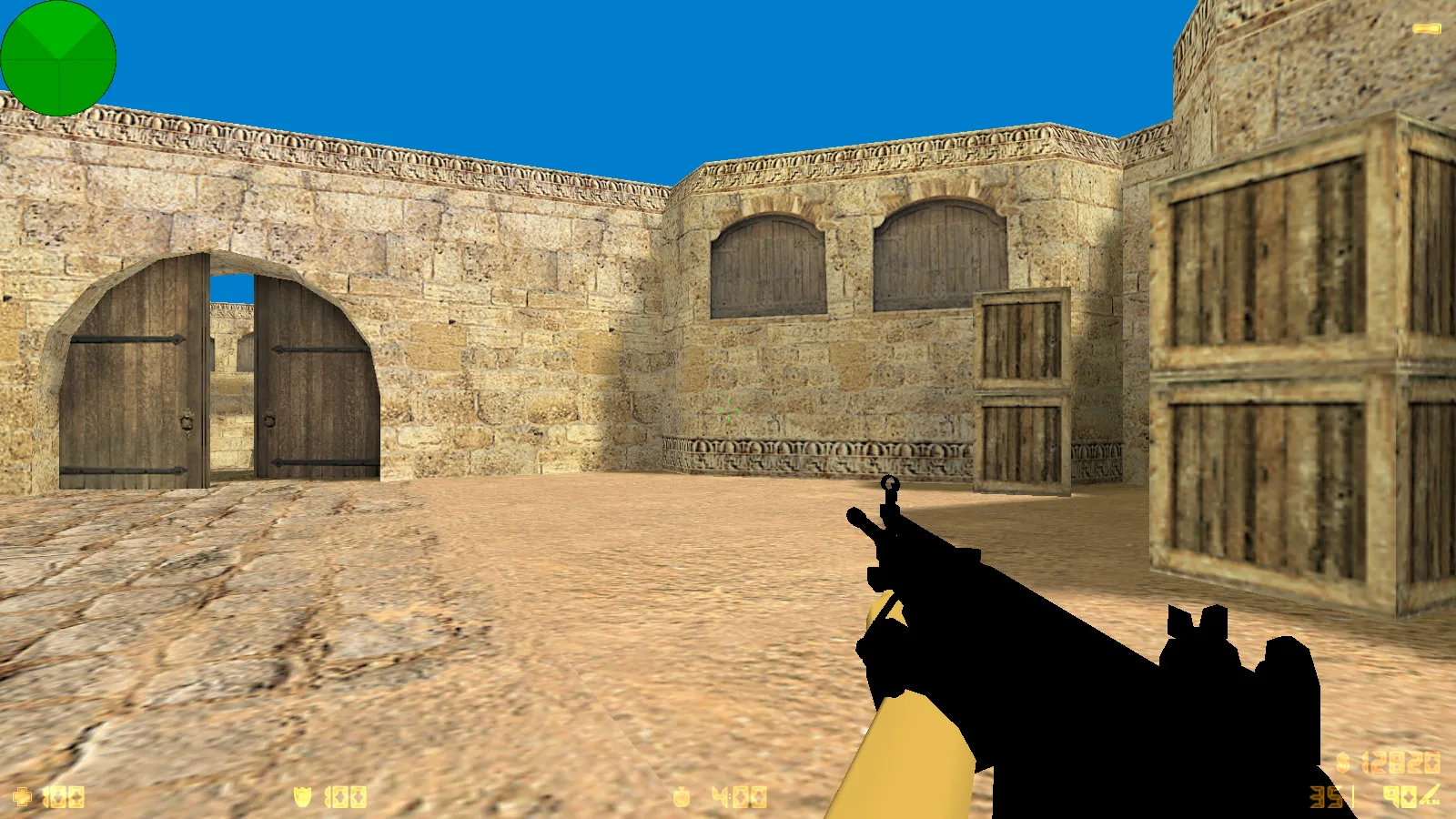 Скриншот  CS 1.6 Примитивная — оптимизация FPS, чистый конфиг, 7 апгрейдов, стабильный онлайн и боты