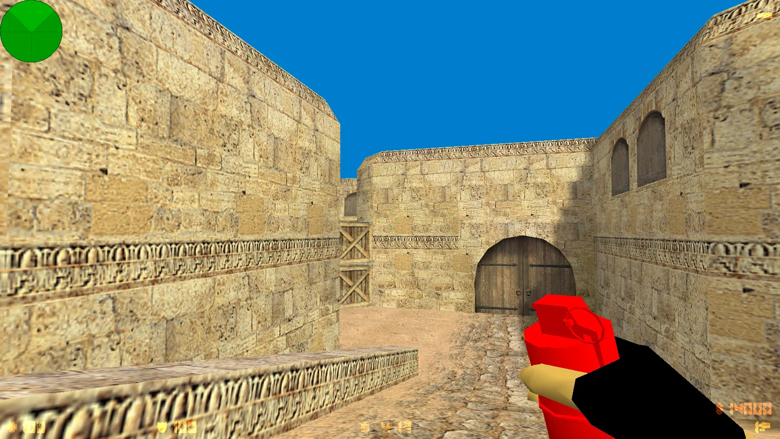 Скриншот  CS 1.6 Примитивная — оптимизация FPS, чистый конфиг, 7 апгрейдов, стабильный онлайн и боты