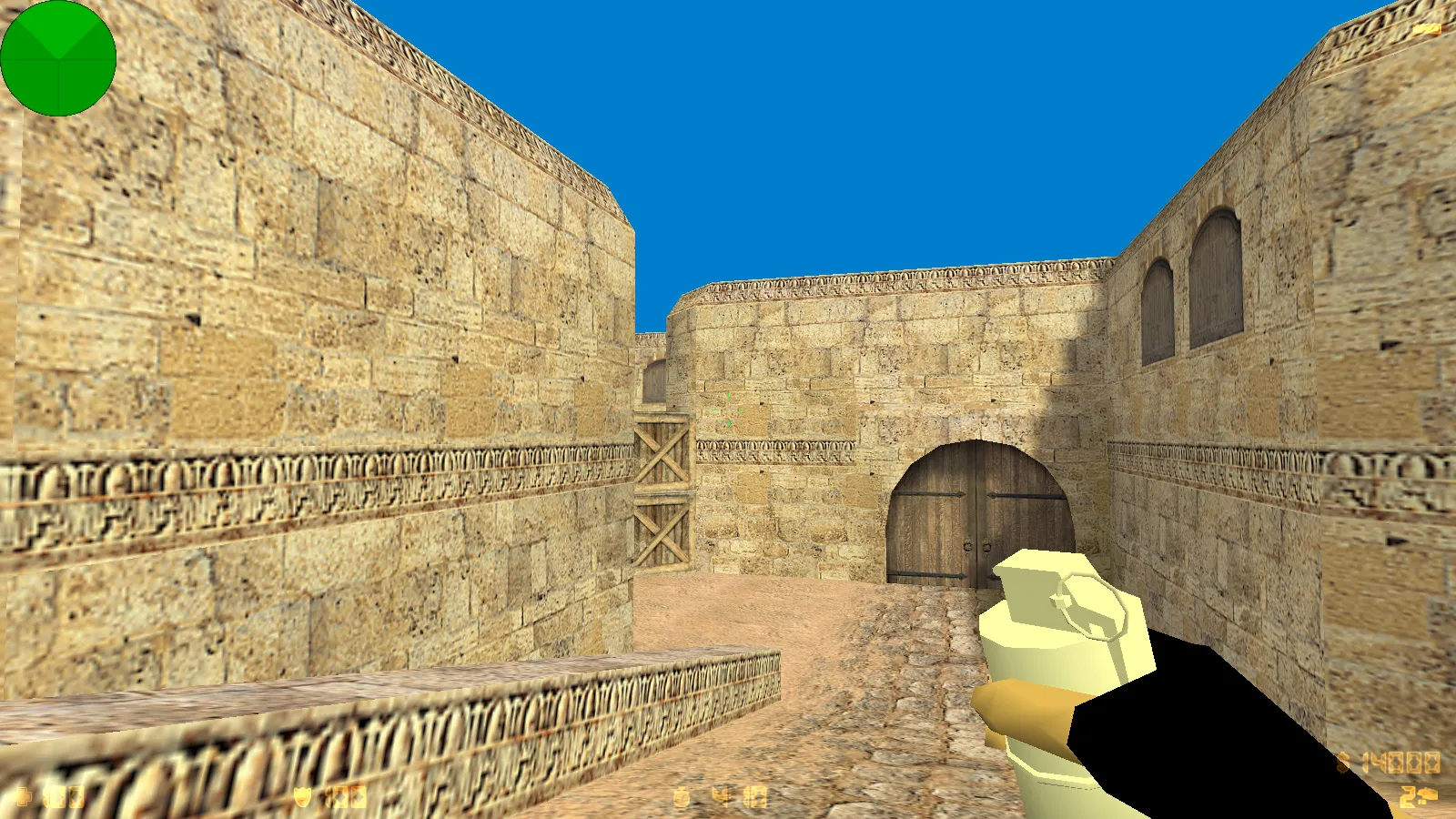 Скриншот  CS 1.6 Примитивная — оптимизация FPS, чистый конфиг, 7 апгрейдов, стабильный онлайн и боты