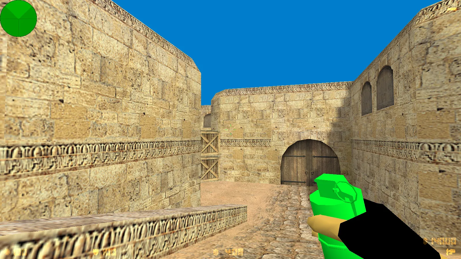 Скриншот  CS 1.6 Примитивная — оптимизация FPS, чистый конфиг, 7 апгрейдов, стабильный онлайн и боты