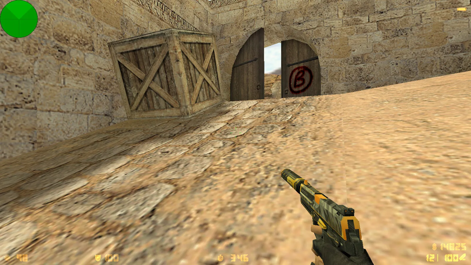 Скриншот  CS 1.6 от PSQ: 7 обновок, скины оружия и нож бабочка «Лор», темное меню, оптимизированный конфиг