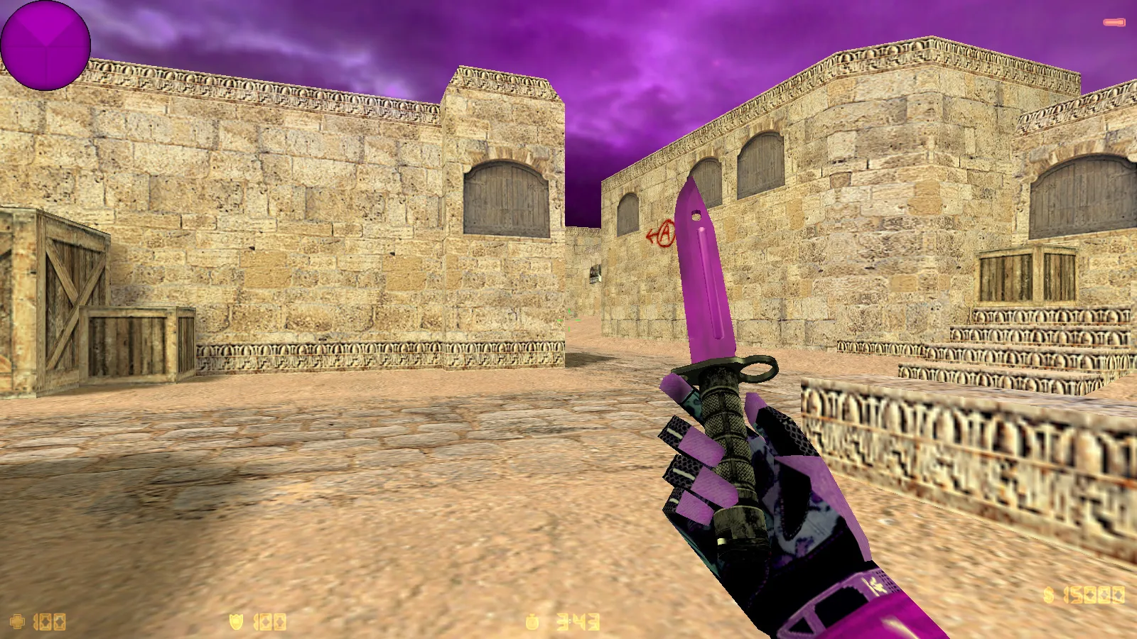 Скриншот CS 1.6 от Pulmxx: блогерская сборка, 7 новшеств, скины, тема меню и оптимизированный config.cfg