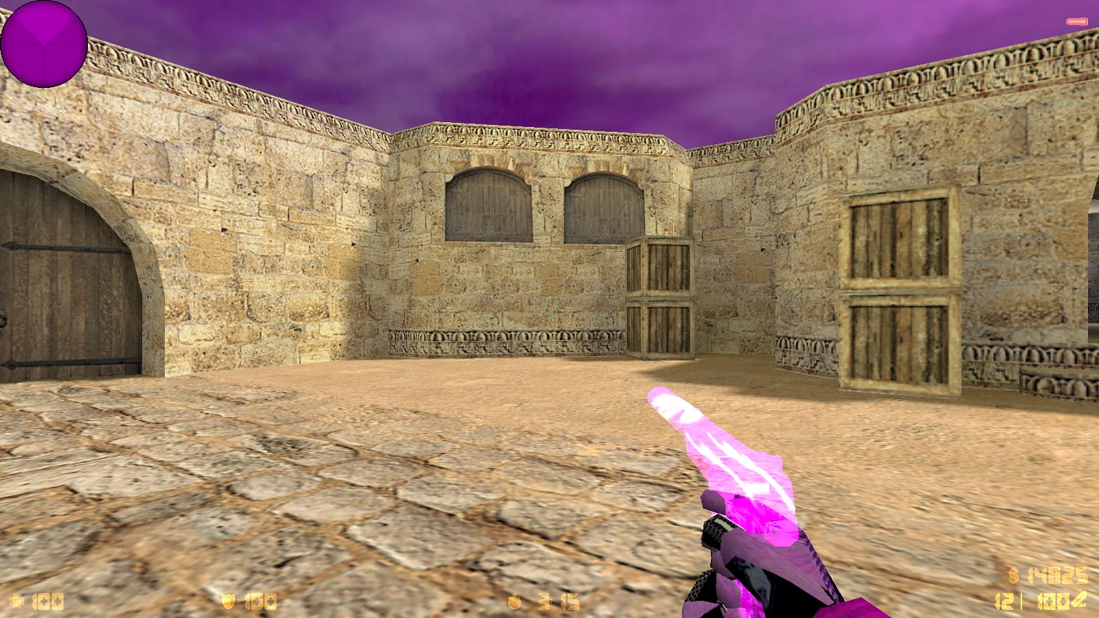 Скриншот  CS 1.6 от Pulmxx: блогерская сборка, 7 новшеств, скины, тема меню и оптимизированный config.cfg